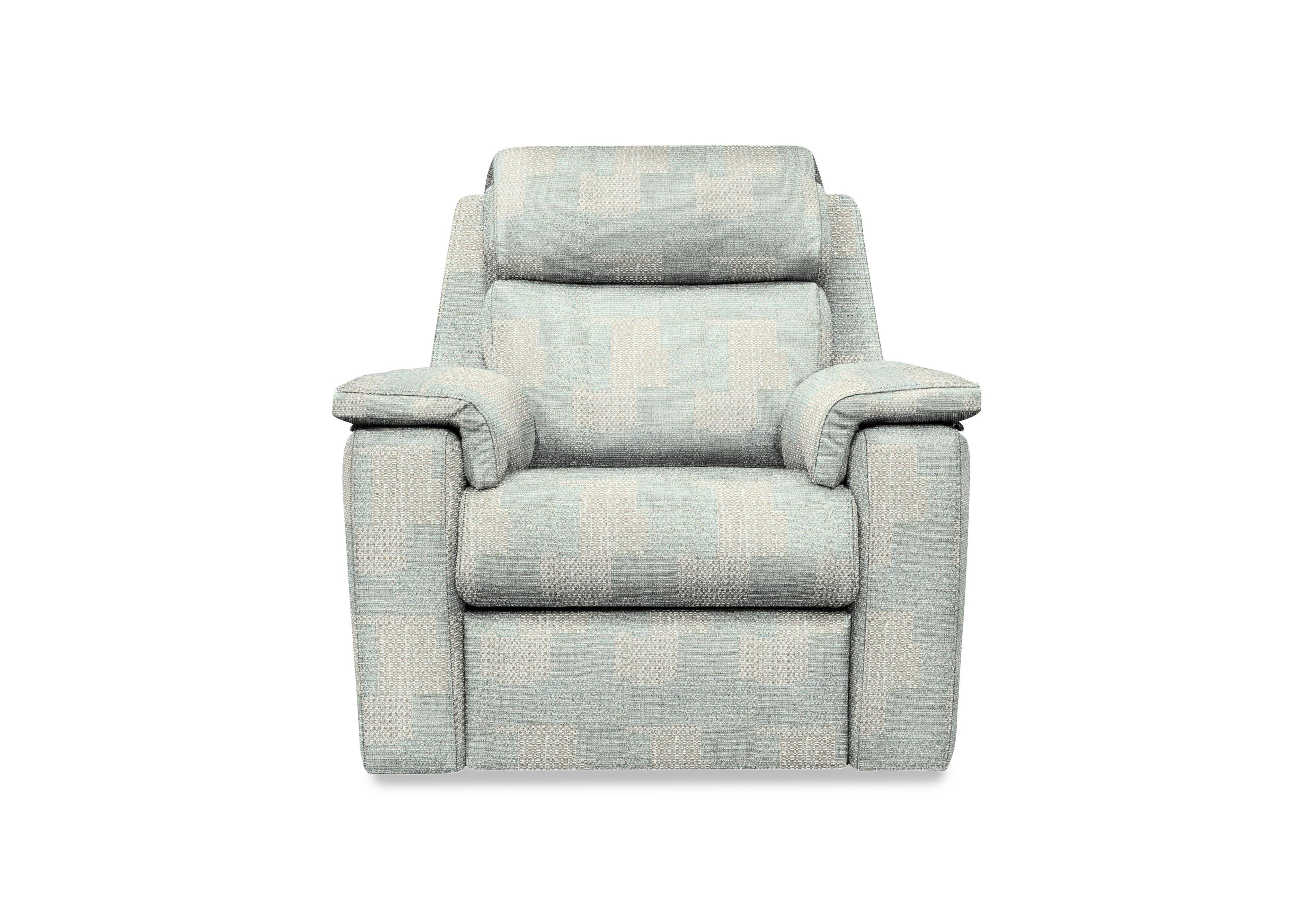 Thornbury Fabric Chair in A802 Faro Sky on Furniture Village