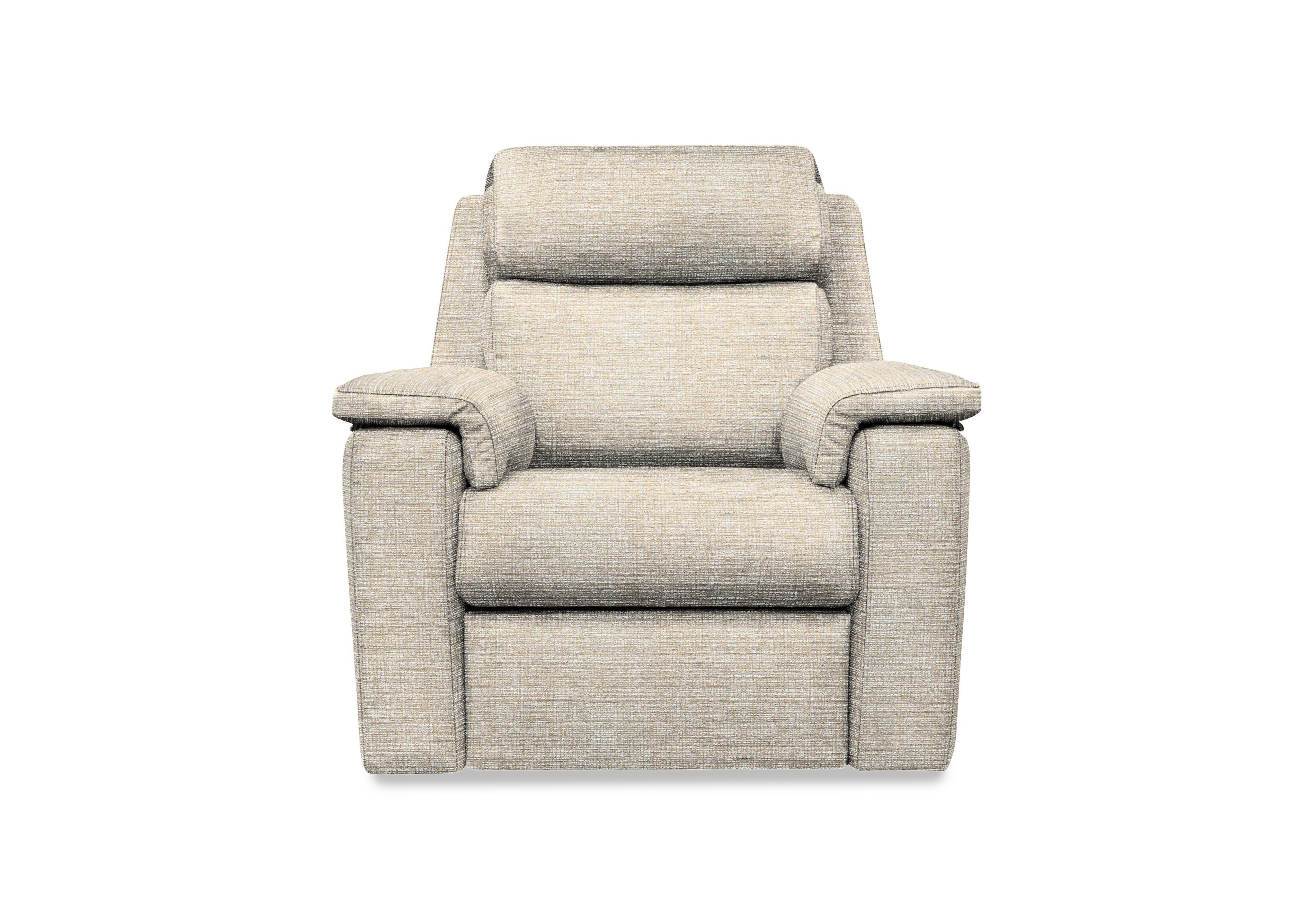 Thornbury Fabric Power Recliner Chair with Power Headrest and Power Lumbar in A006 Yarn Shale on Furniture Village
