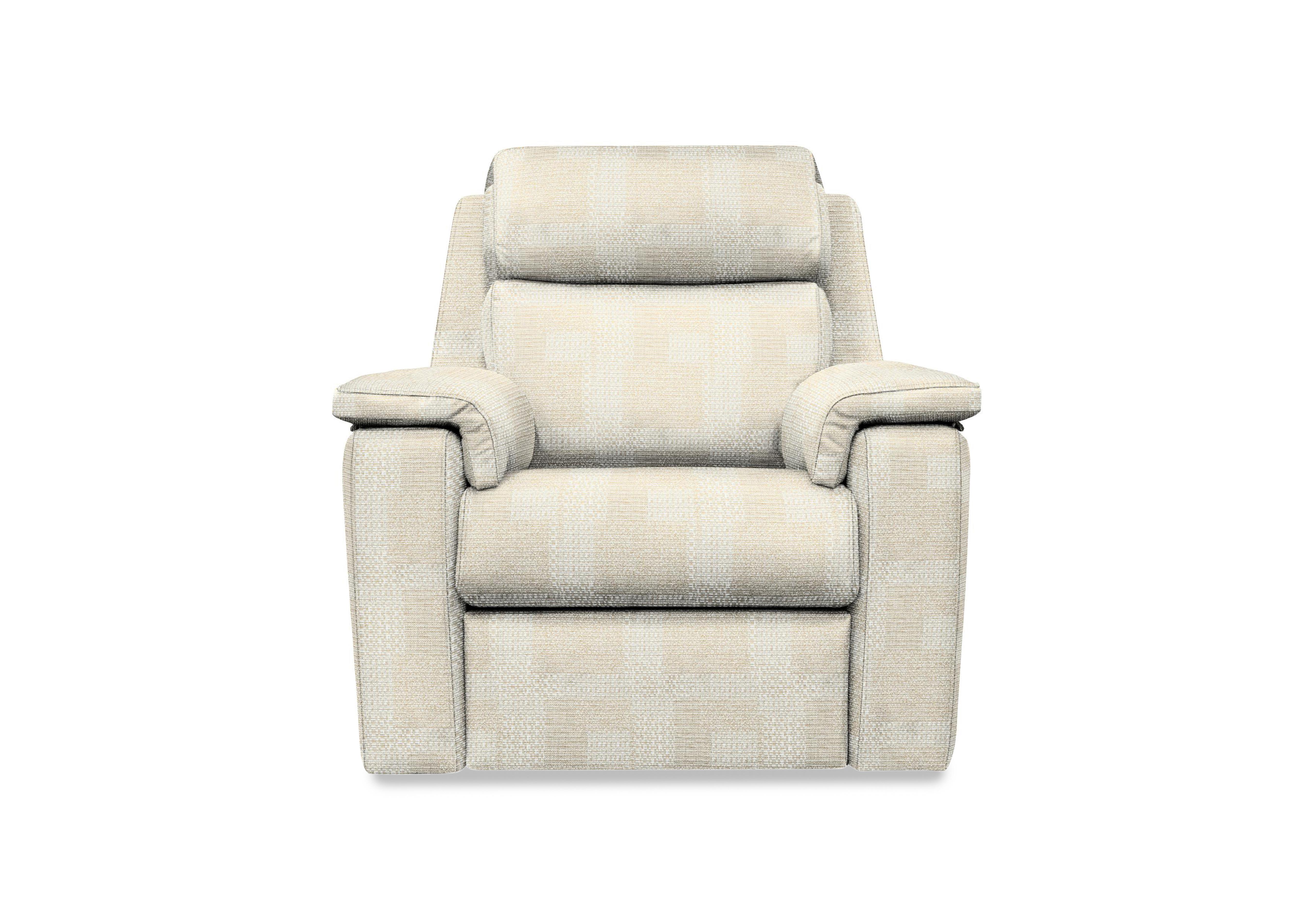 Thornbury Fabric Power Recliner Chair with Power Headrest and Power Lumbar in A801 Faro Mist on Furniture Village