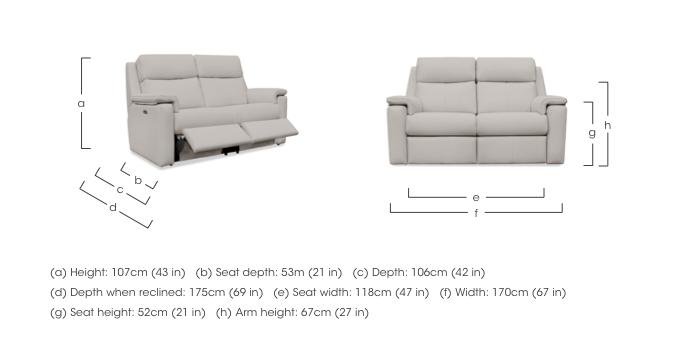 Thornbury 2 Seater Leather Sofa in  on Furniture Village