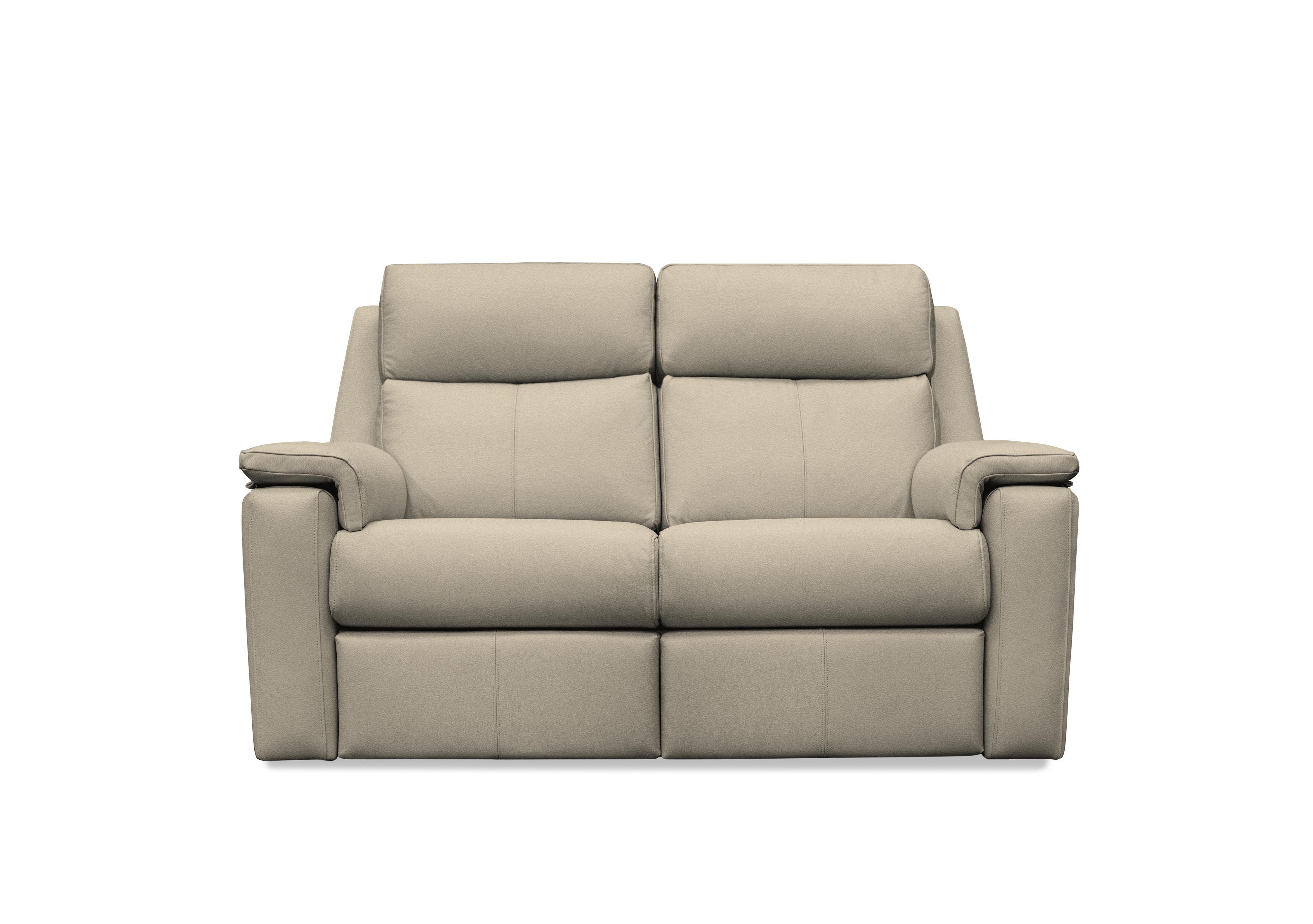 Thornbury 2 Seater Leather Sofa in H001 Oxford Mushroom on Furniture Village
