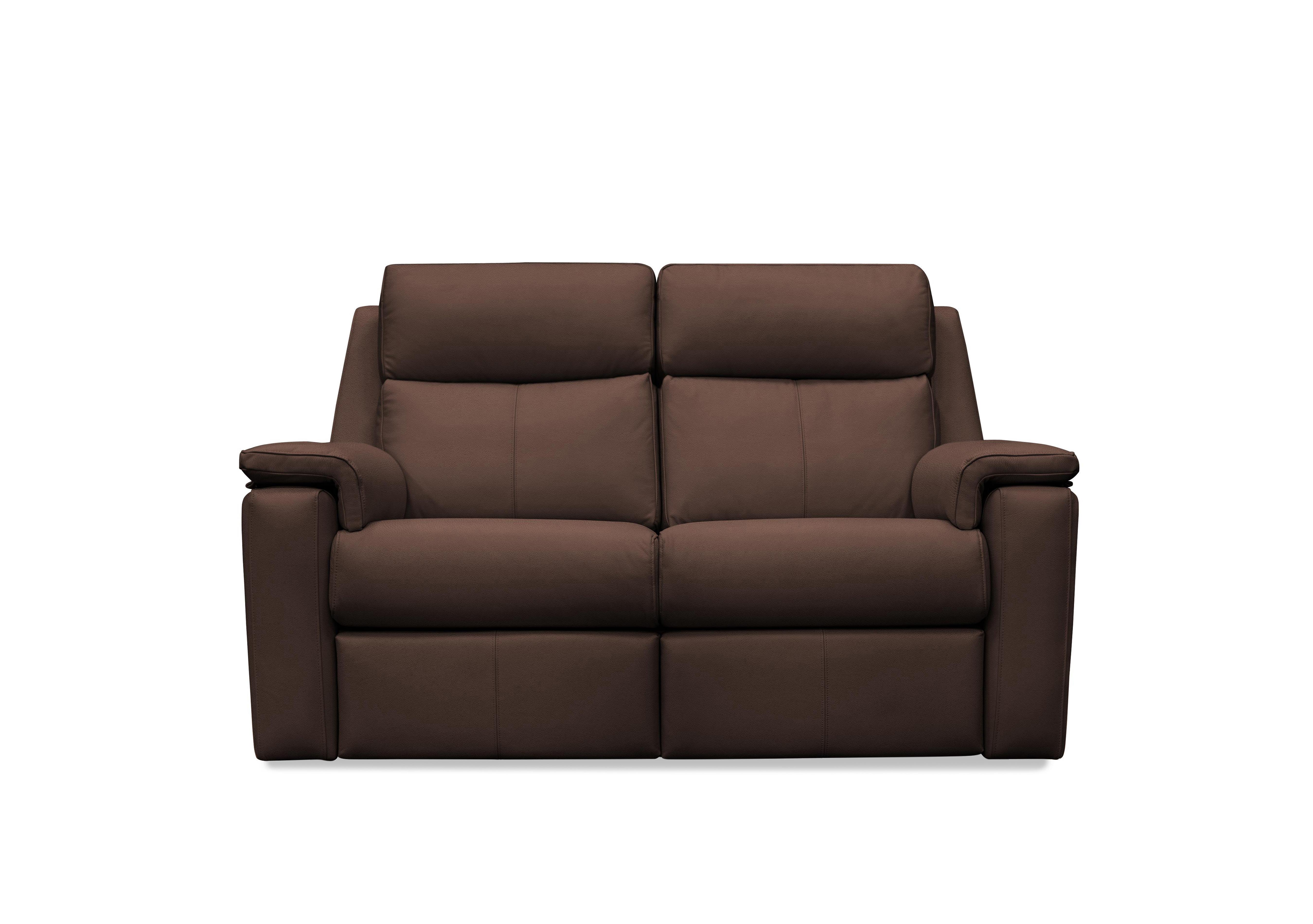 Thornbury 2 Seater Leather Sofa in P210 Capri Oak on Furniture Village