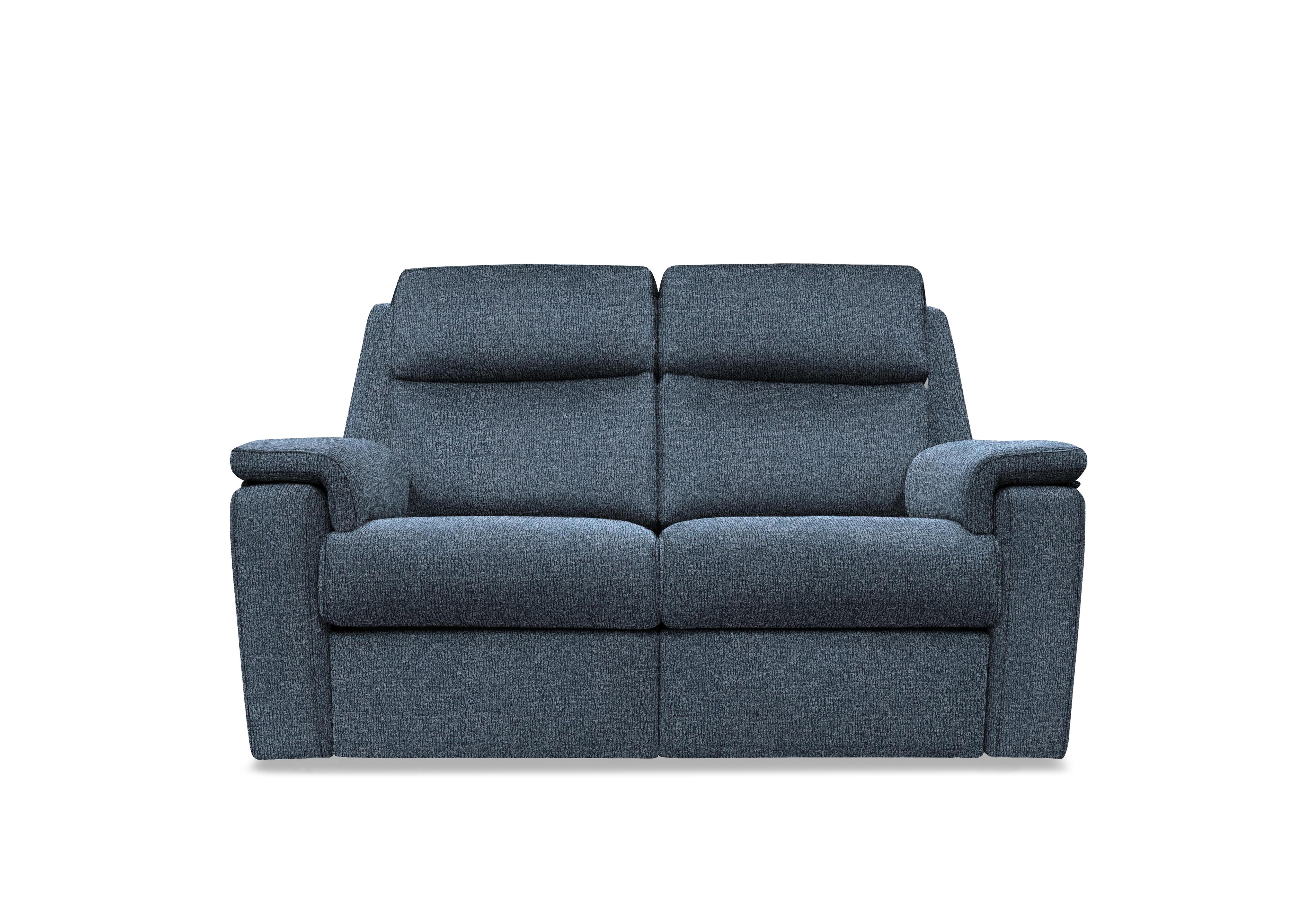 Thornbury 2 Seater Fabric Power Recliner Sofa with Power Headrests and Power Lumbar in A223 Marim Denim on Furniture Village