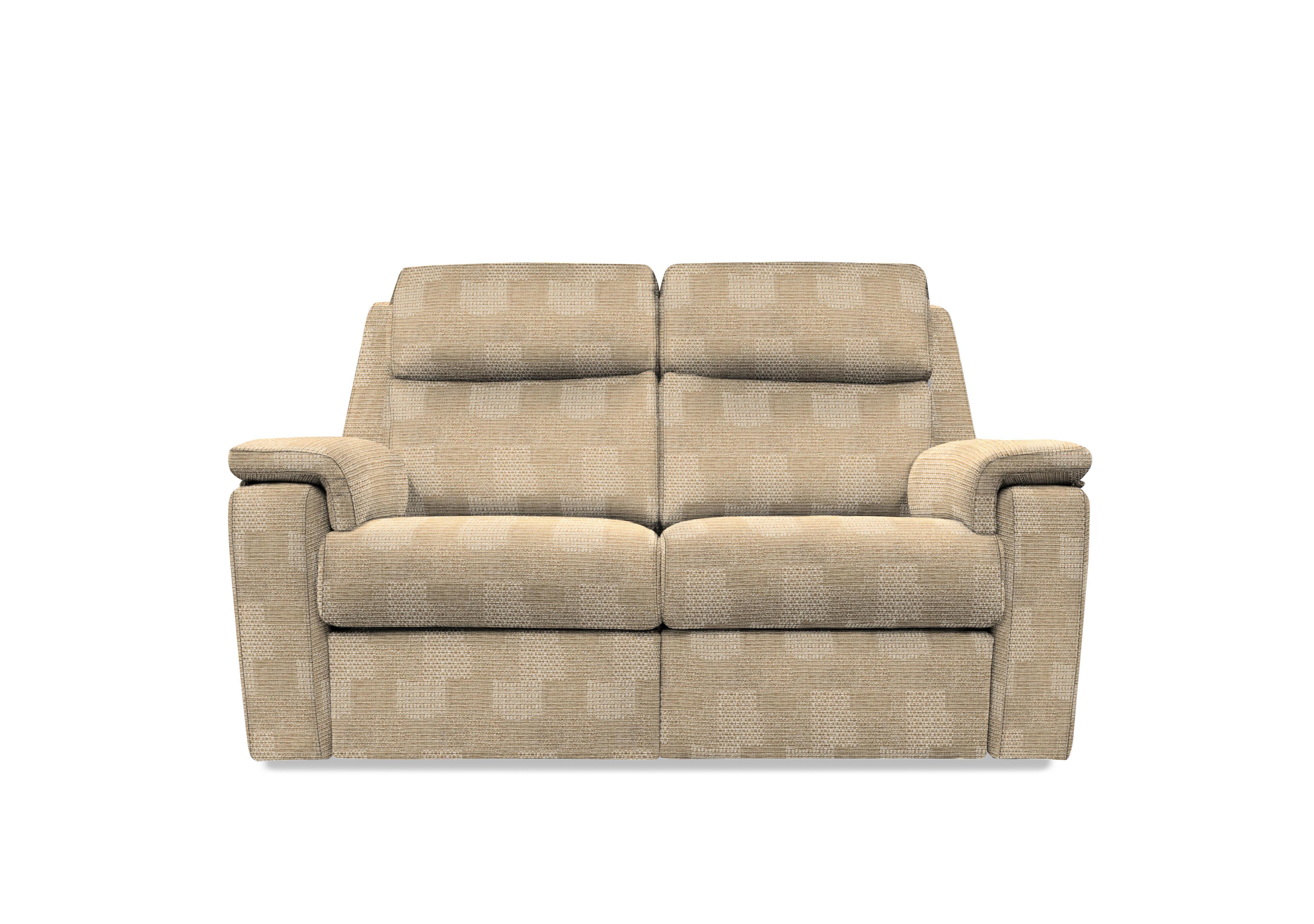 Thornbury 2 Seater Fabric Power Recliner Sofa with Power Headrests and Power Lumbar in A800 Faro Sand on Furniture Village