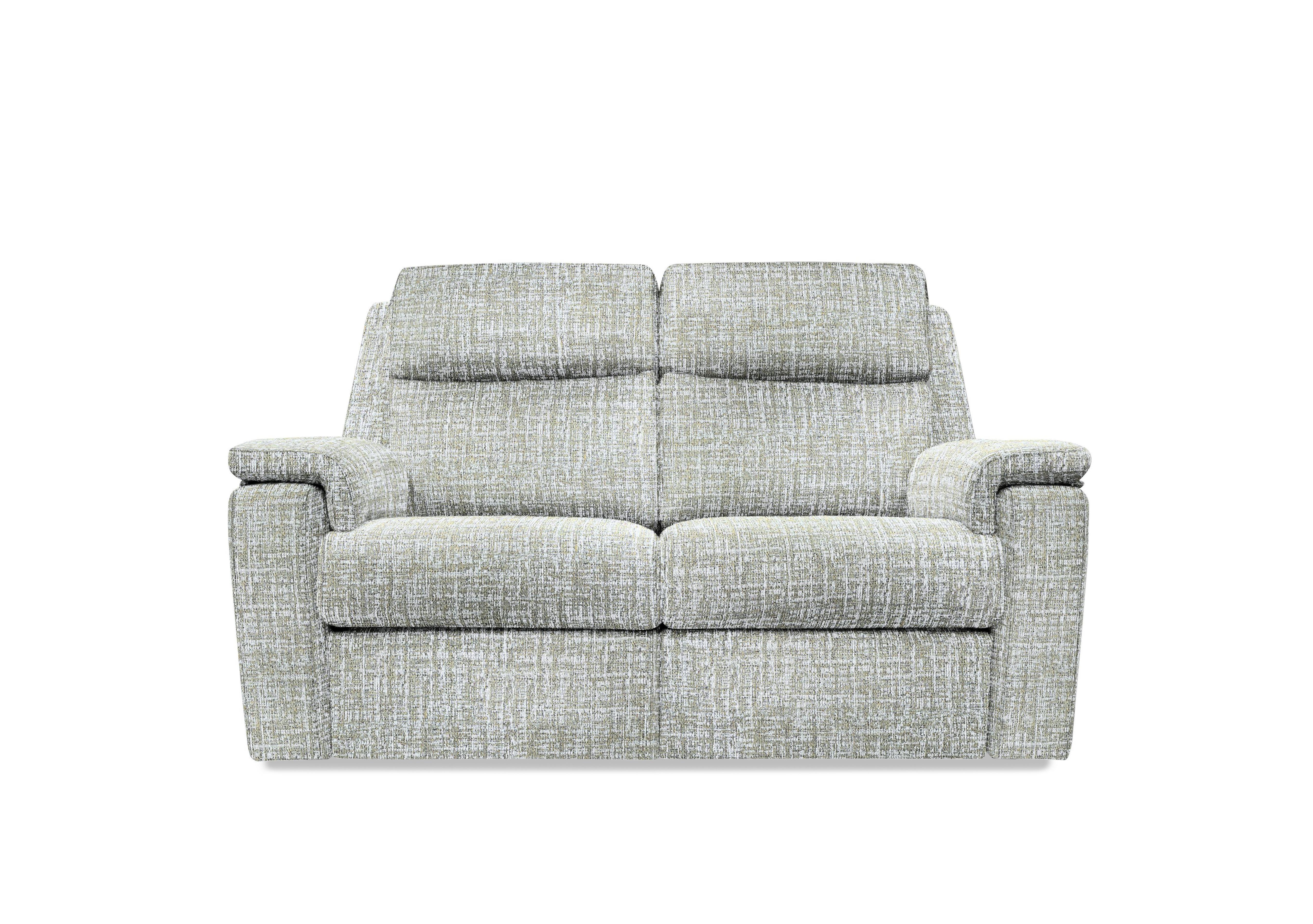 Thornbury 2 Seater Fabric Power Recliner Sofa with Power Headrests and Power Lumbar in B102 Shore Oatmeal on Furniture Village