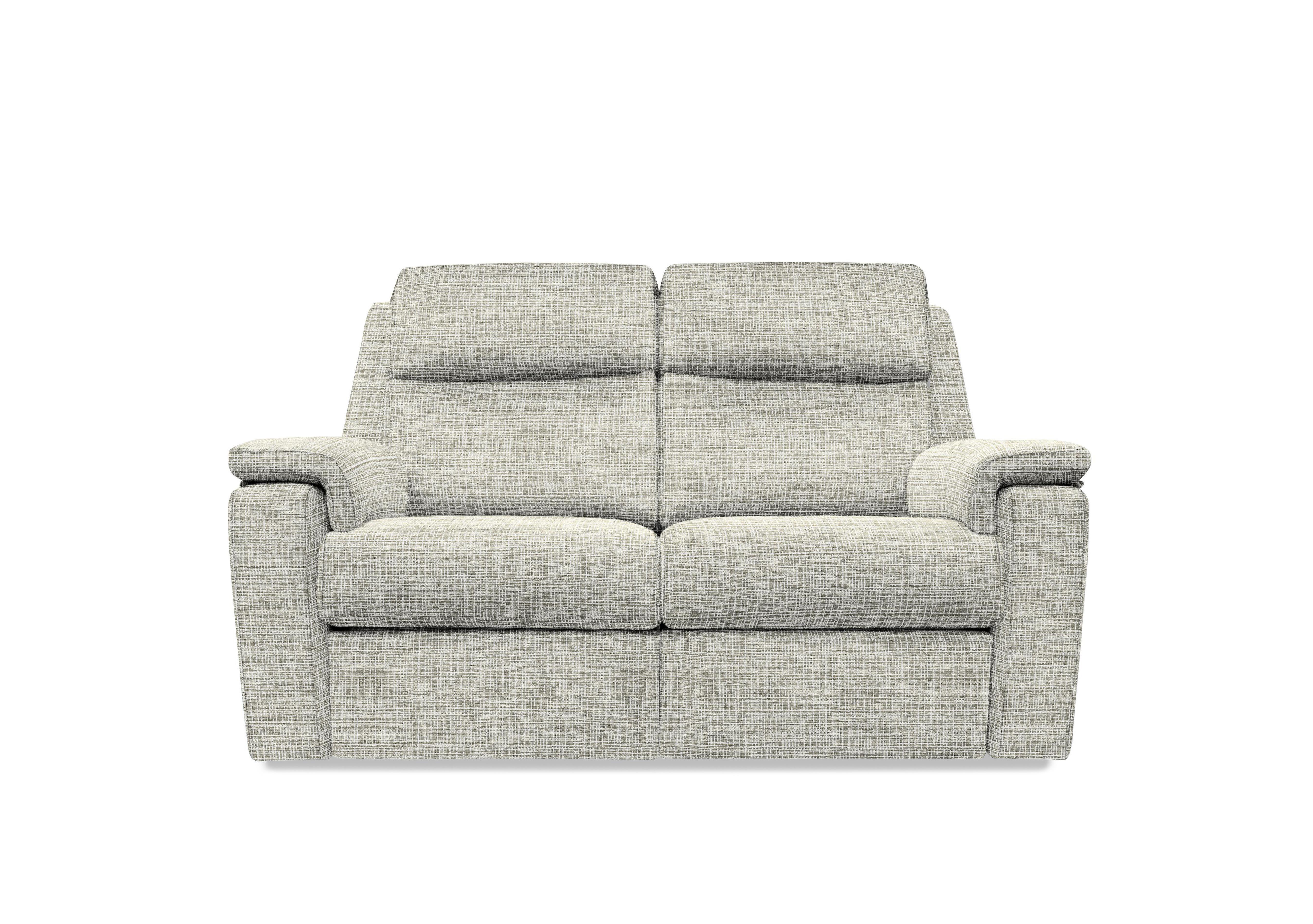 Thornbury 2 Seater Fabric Power Recliner Sofa with Power Headrests and Power Lumbar in B921 Waffle Smoke on Furniture Village