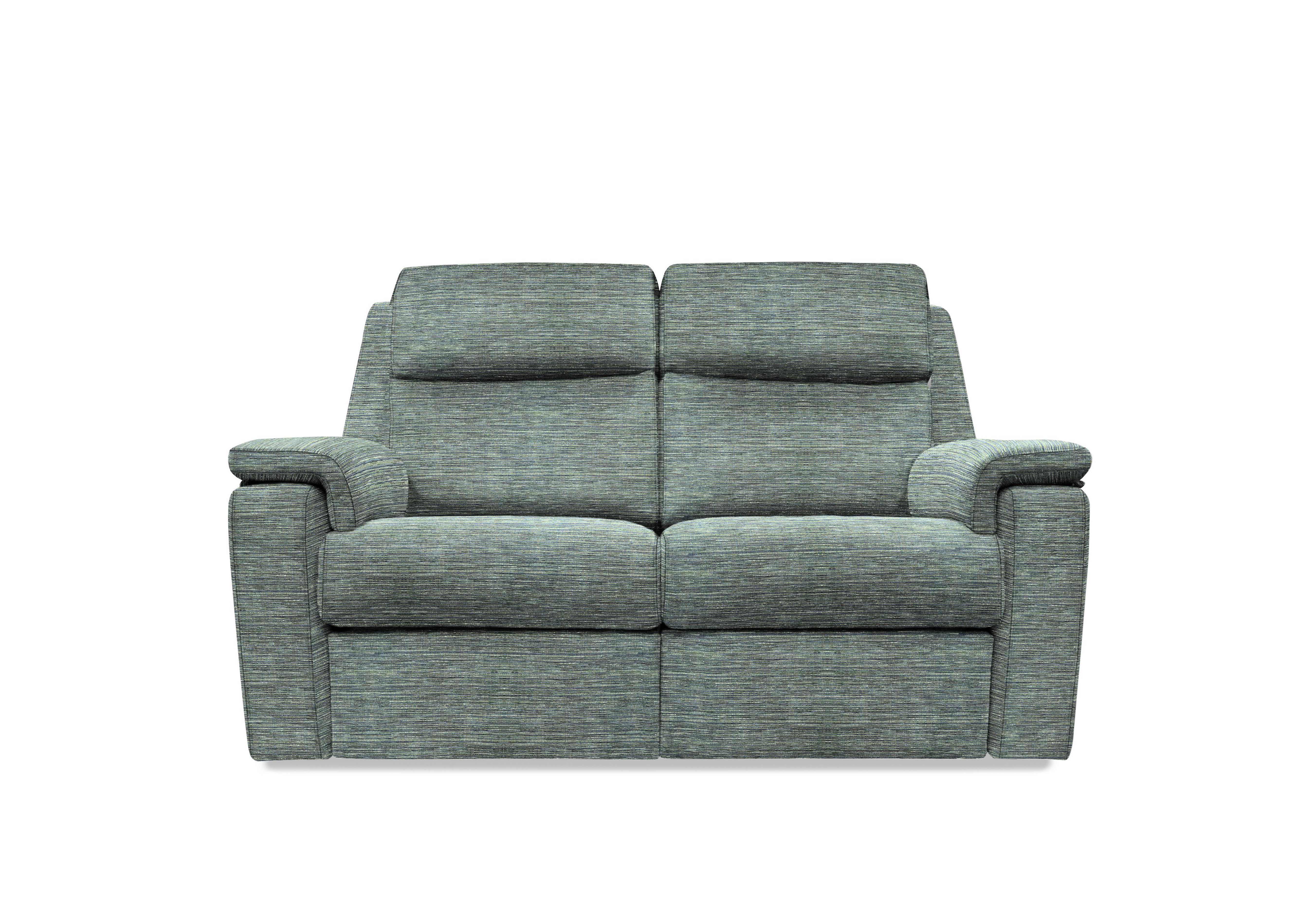 Thornbury 2 Seater Fabric Power Recliner Sofa with Power Headrests and Power Lumbar in B925 Waffle Marine on Furniture Village