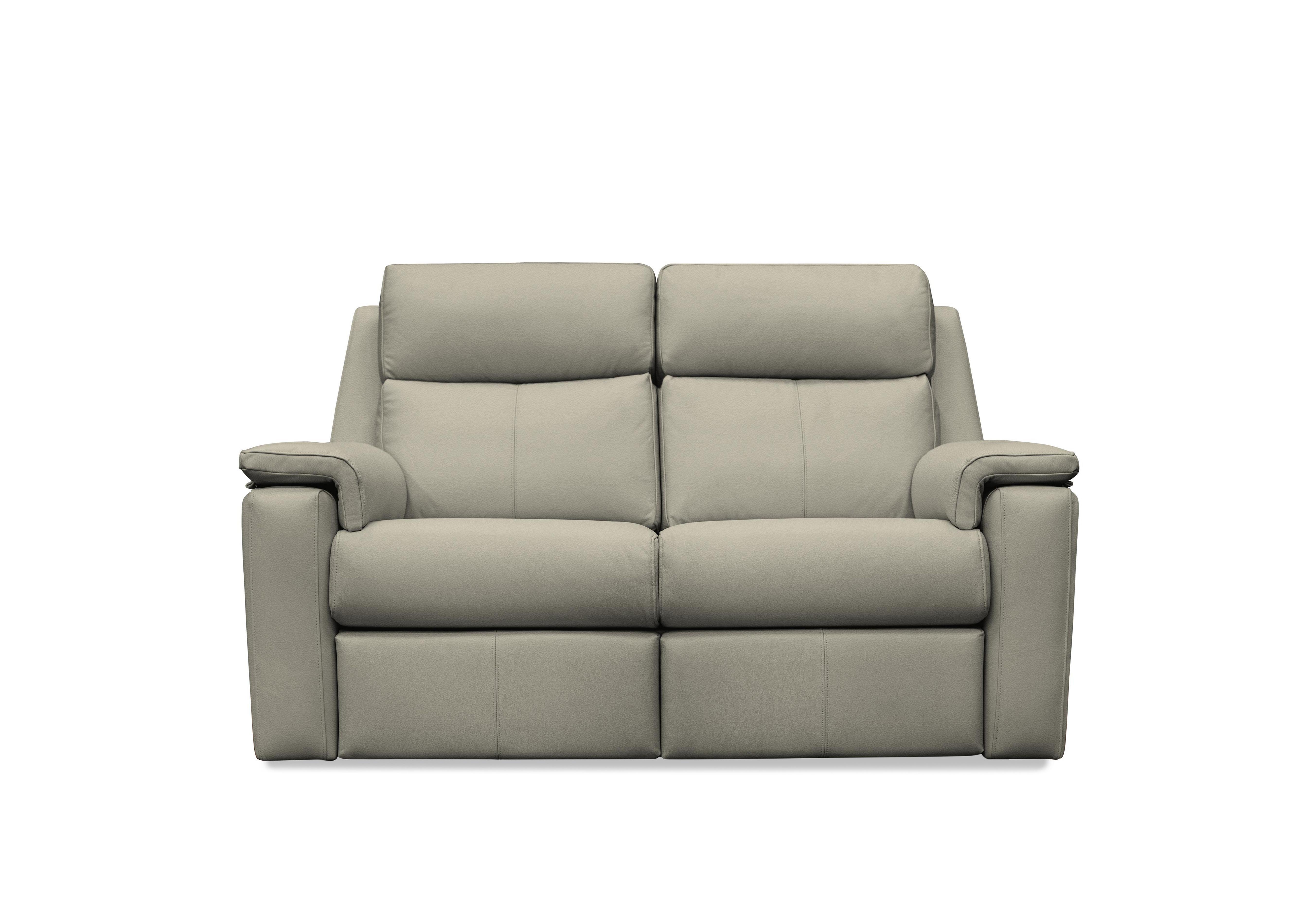 Thornbury 2 Seater Leather Power Recliner Sofa with Power Headrests and Power Lumbar in L846 Cambridgetaupe on Furniture Village