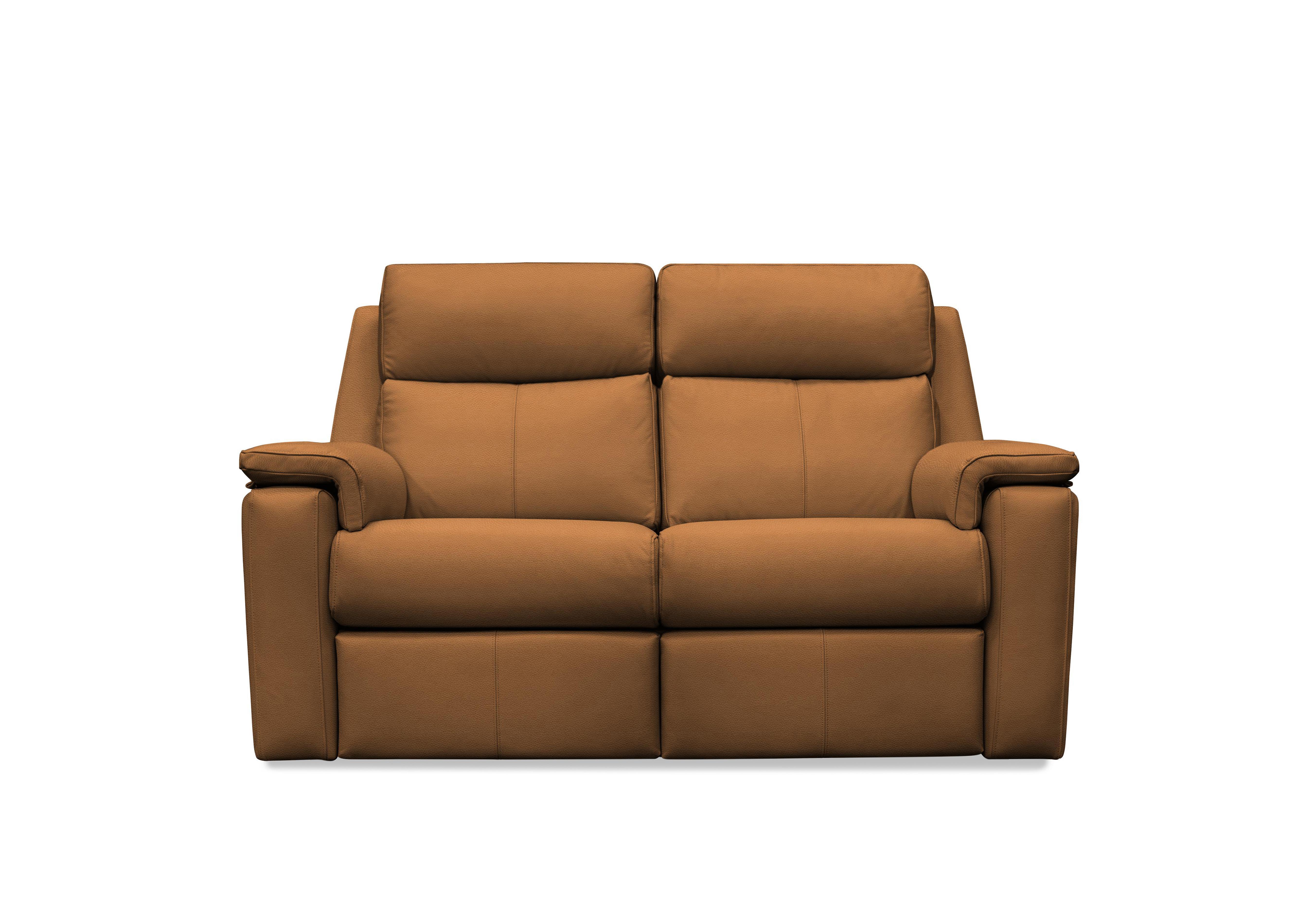 Thornbury 2 Seater Leather Power Recliner Sofa with Power Headrests and Power Lumbar in L847 Cambridge Tan on Furniture Village