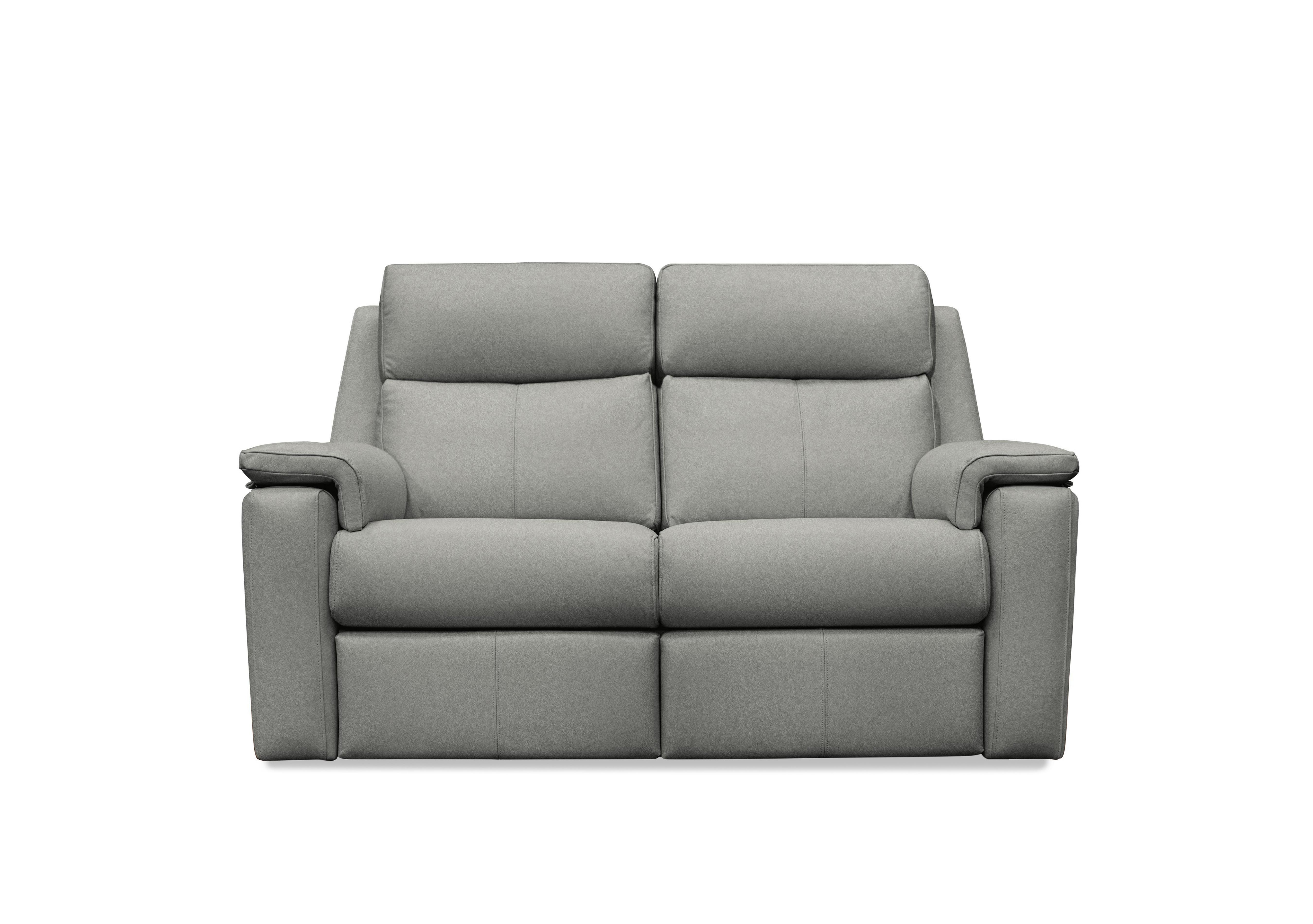 Thornbury 2 Seater Leather Power Recliner Sofa with Power Headrests and Power Lumbar in N002 Texas Charcoal on Furniture Village