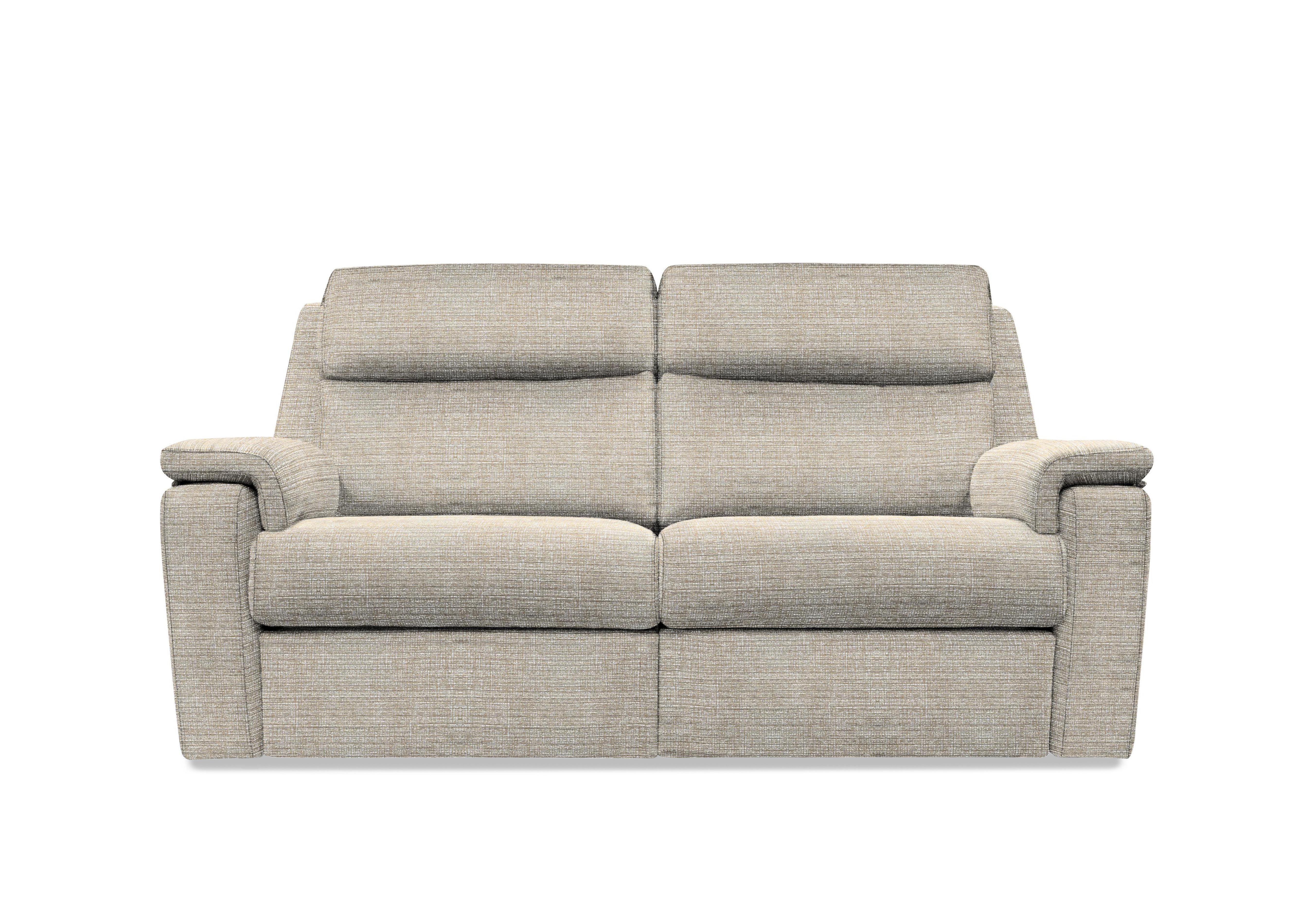 Thornbury 3 Seater Fabric Power Recliner Sofa with Power Headrests and Power Lumbar in A006 Yarn Shale on Furniture Village