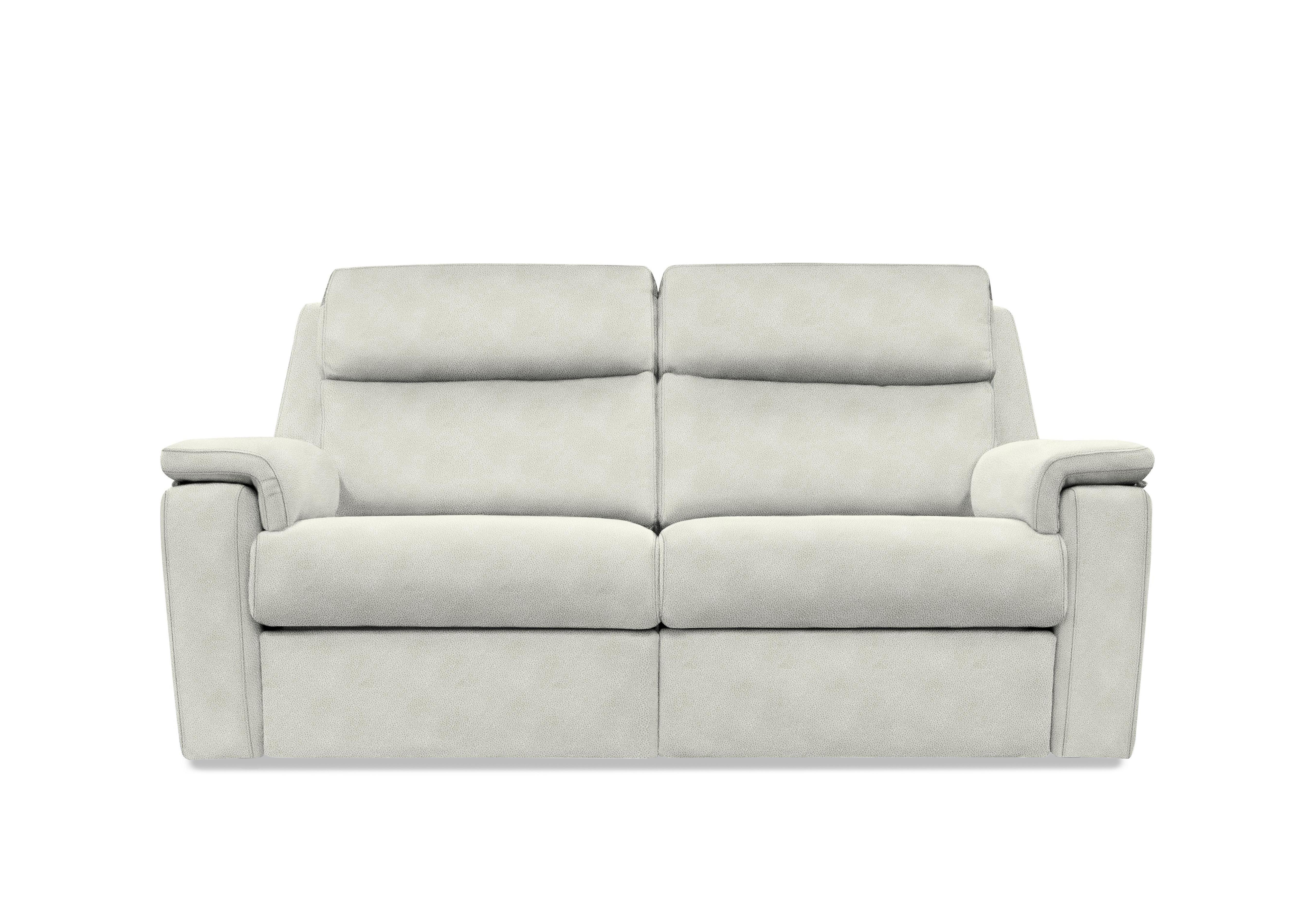 Thornbury 3 Seater Fabric Power Recliner Sofa with Power Headrests and Power Lumbar in A123 Stingray Platinum on Furniture Village