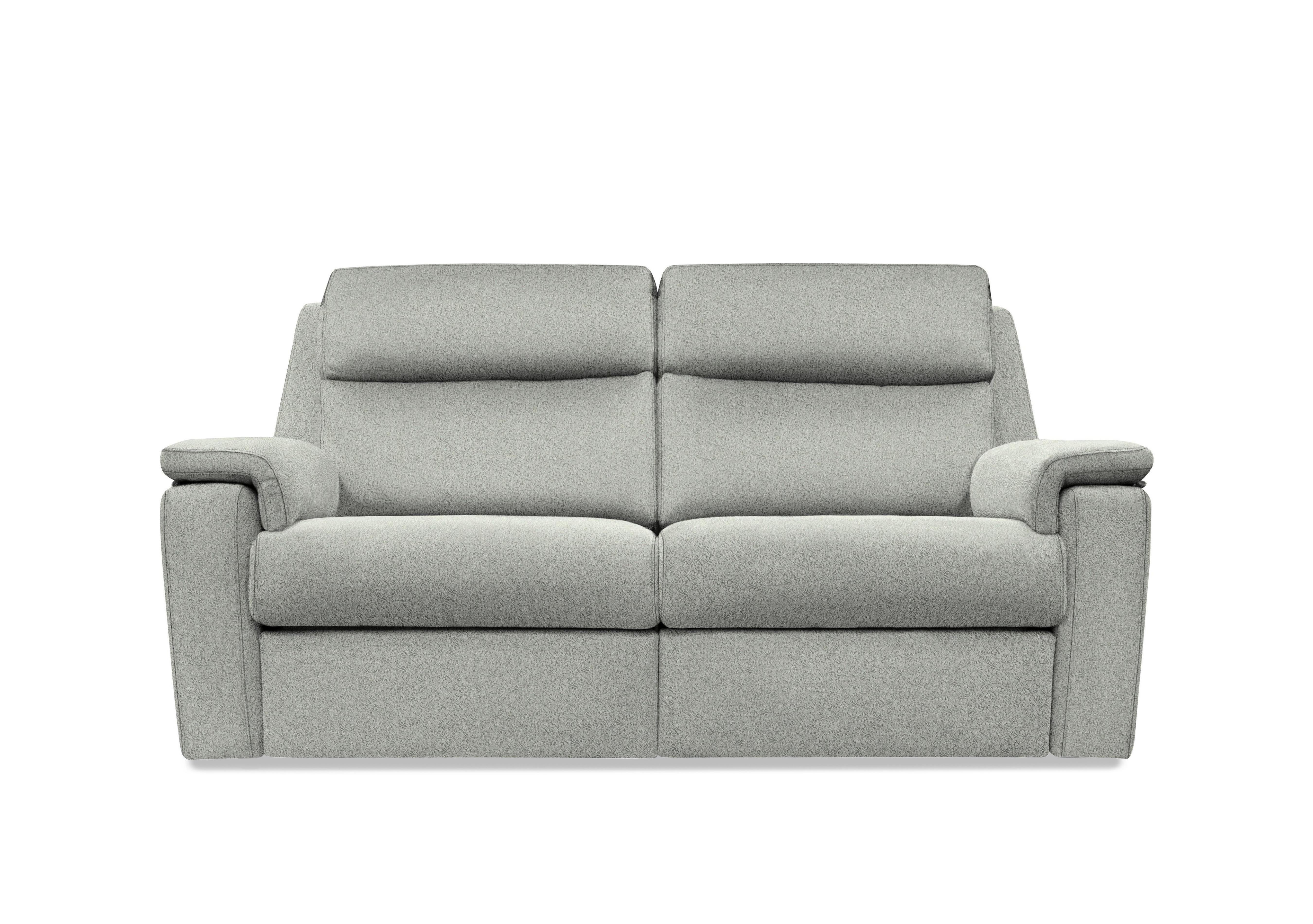 Thornbury 3 Seater Fabric Power Recliner Sofa with Power Headrests and Power Lumbar in A124 Stingray Charcoal on Furniture Village