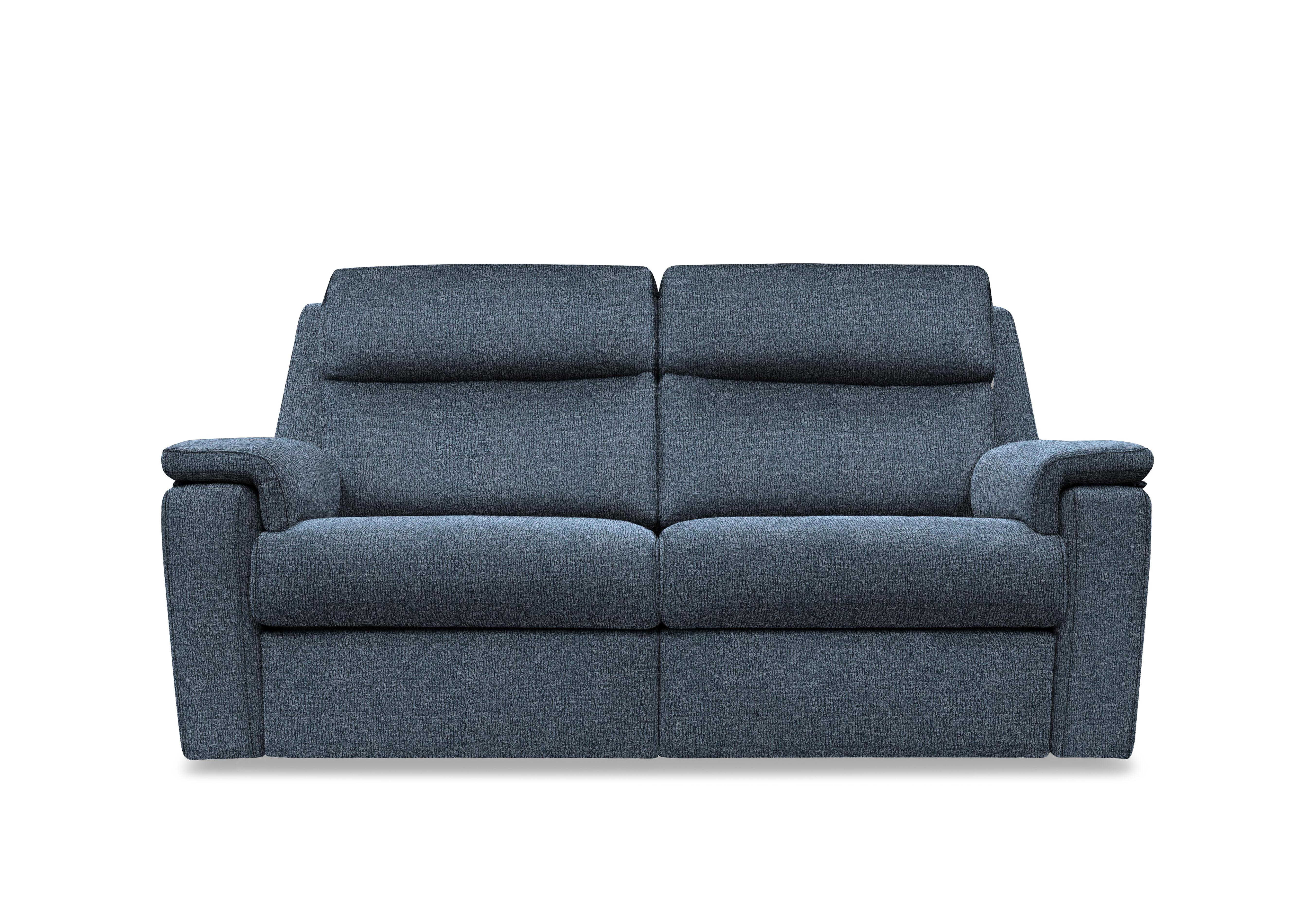 Thornbury 3 Seater Fabric Power Recliner Sofa with Power Headrests and Power Lumbar in A223 Marim Denim on Furniture Village