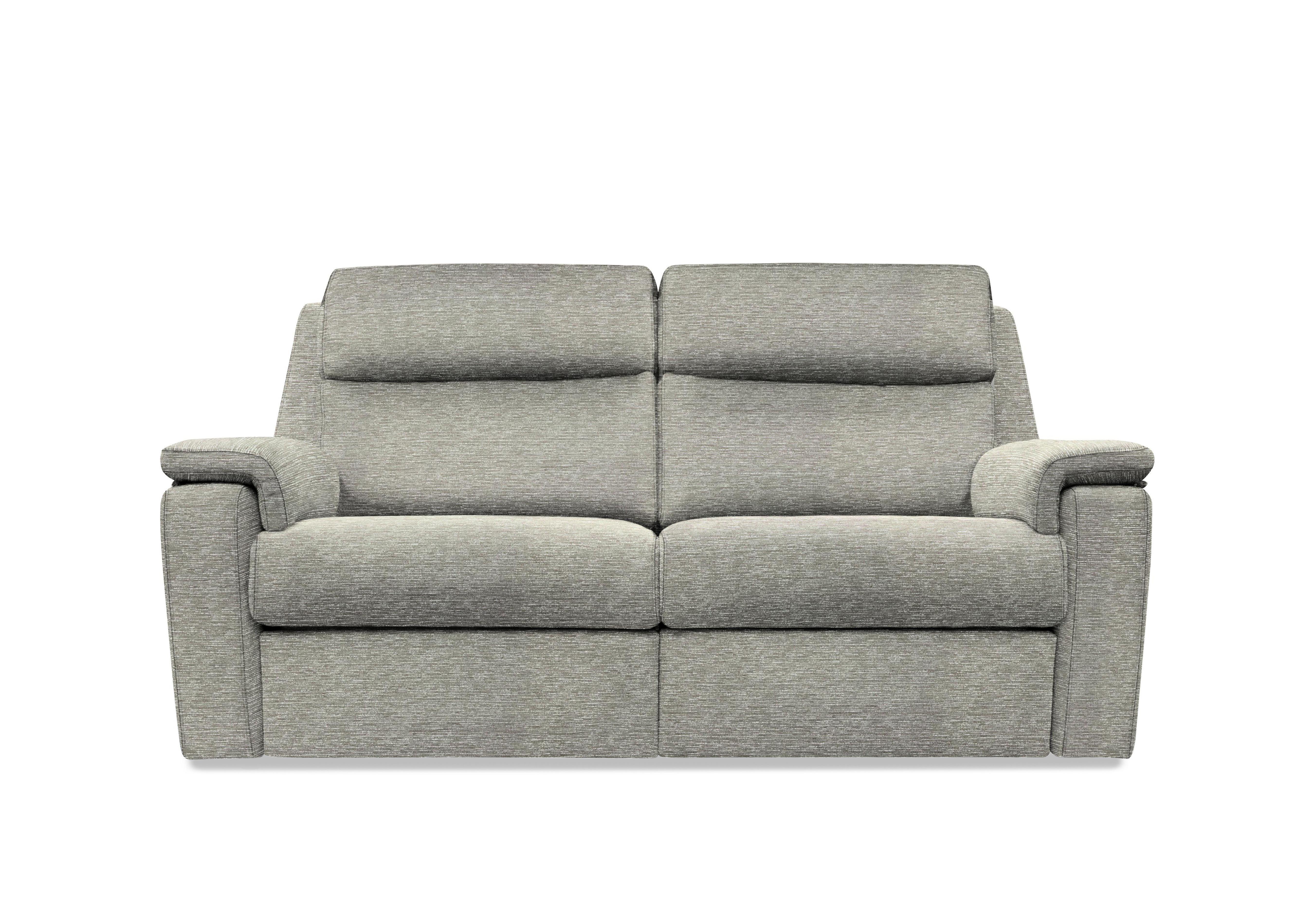 Thornbury 3 Seater Fabric Power Recliner Sofa with Power Headrests and Power Lumbar in B076 Mirage Powder on Furniture Village