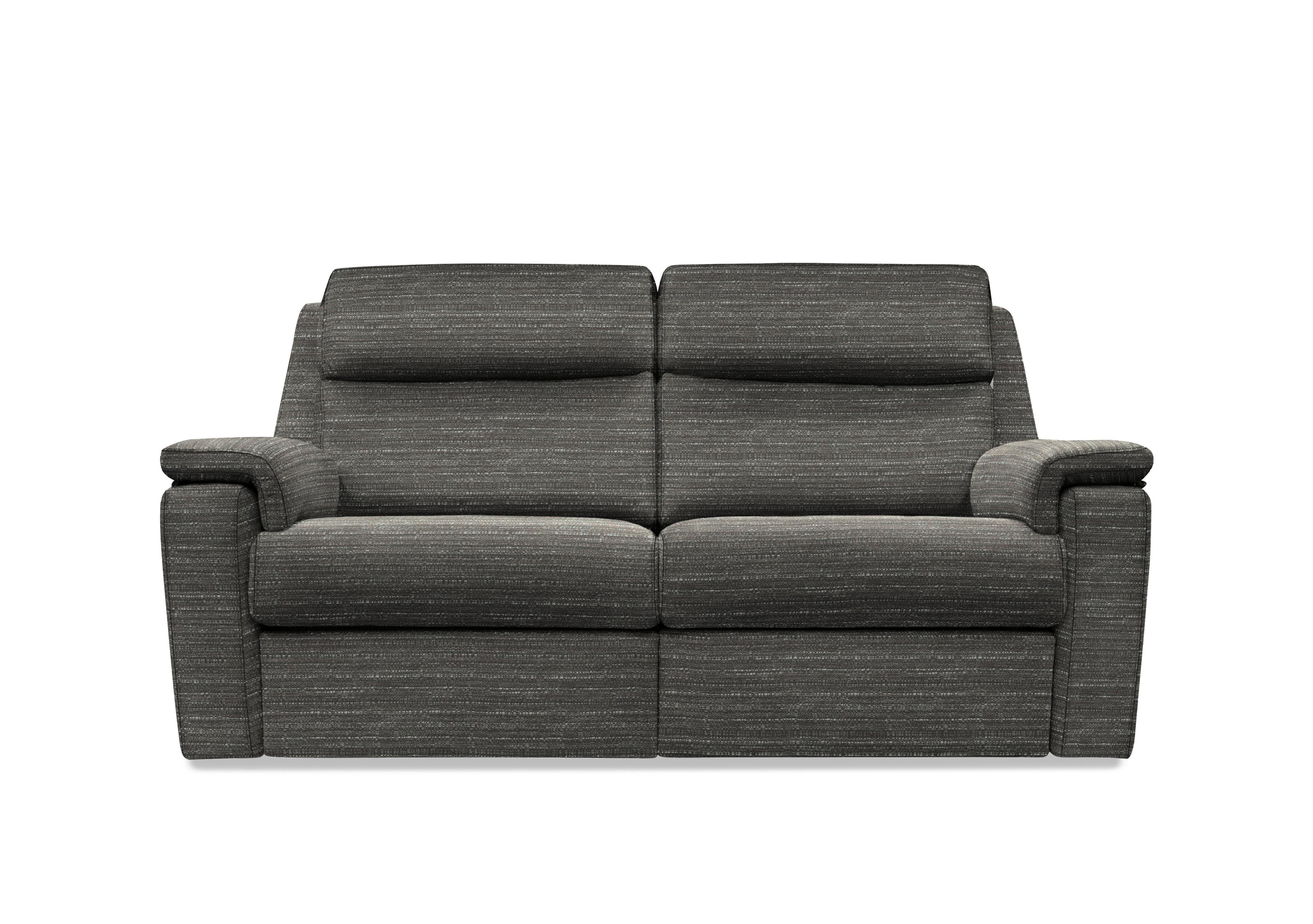 Thornbury 3 Seater Fabric Power Recliner Sofa with Power Headrests and Power Lumbar in B901 Victoria Slate on Furniture Village
