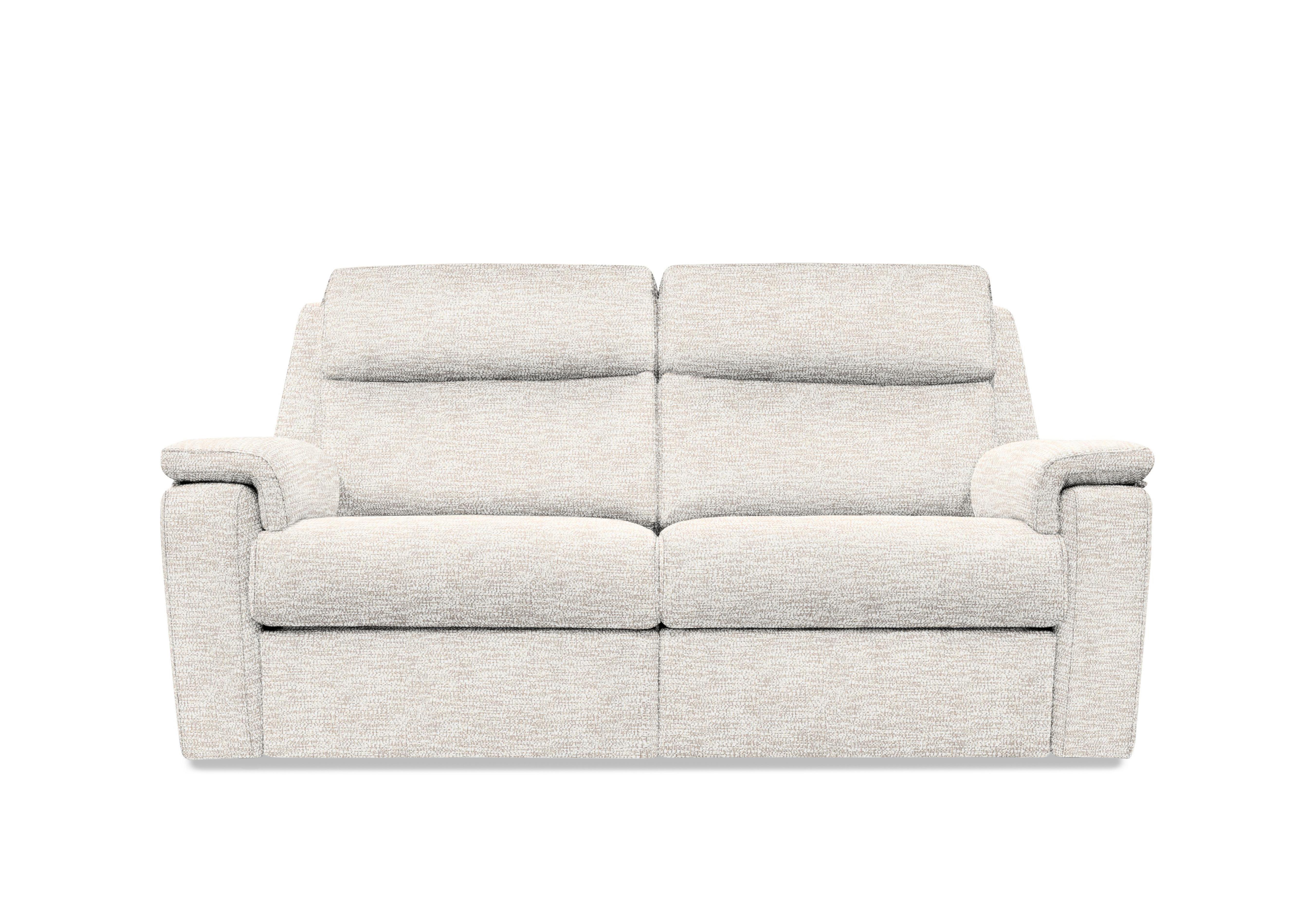 Thornbury 3 Seater Fabric Power Recliner Sofa with Power Headrests and Power Lumbar in C931 Rush Cream on Furniture Village