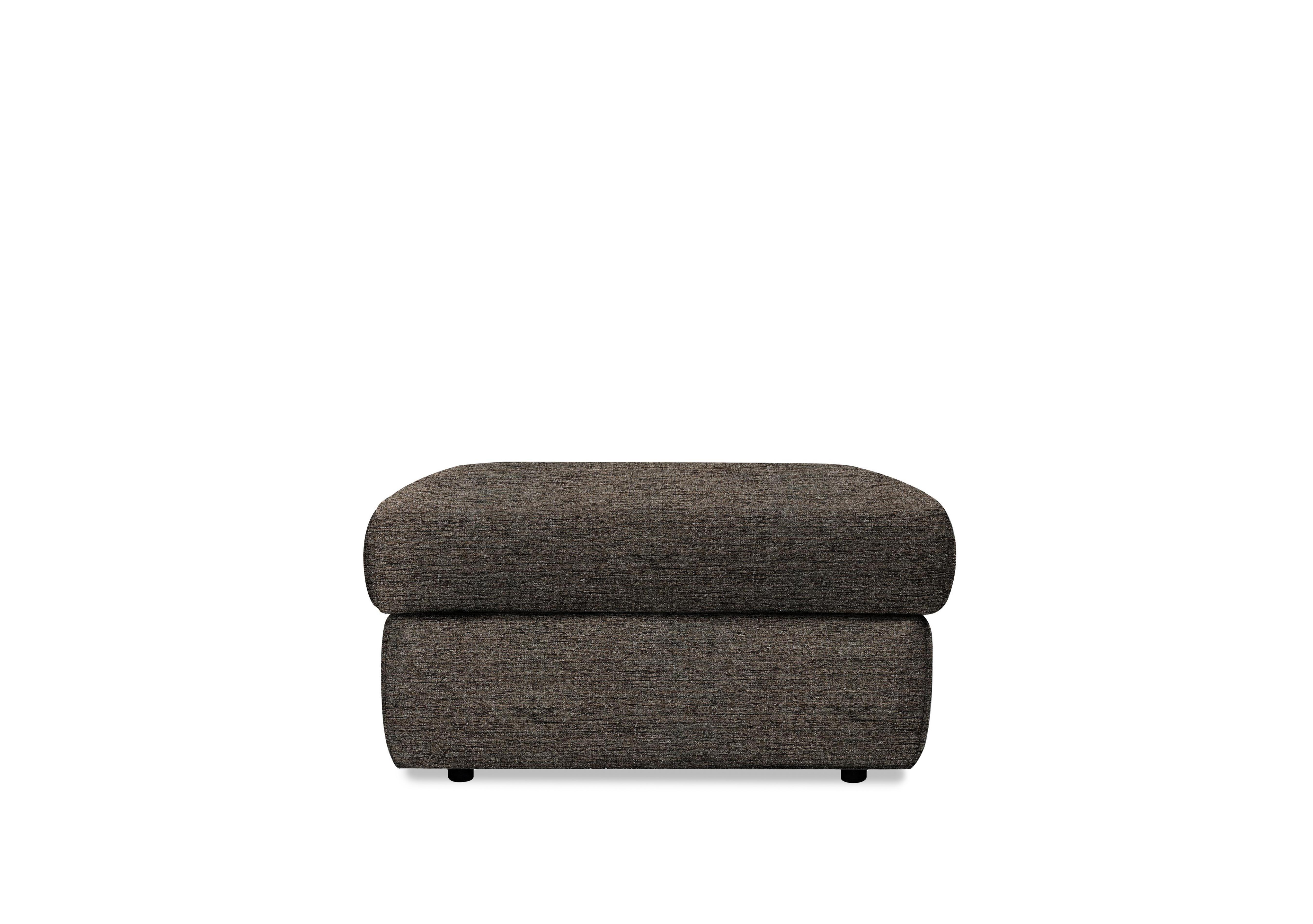 Thornbury Fabric Footstool in A008 Yarn Slate on Furniture Village