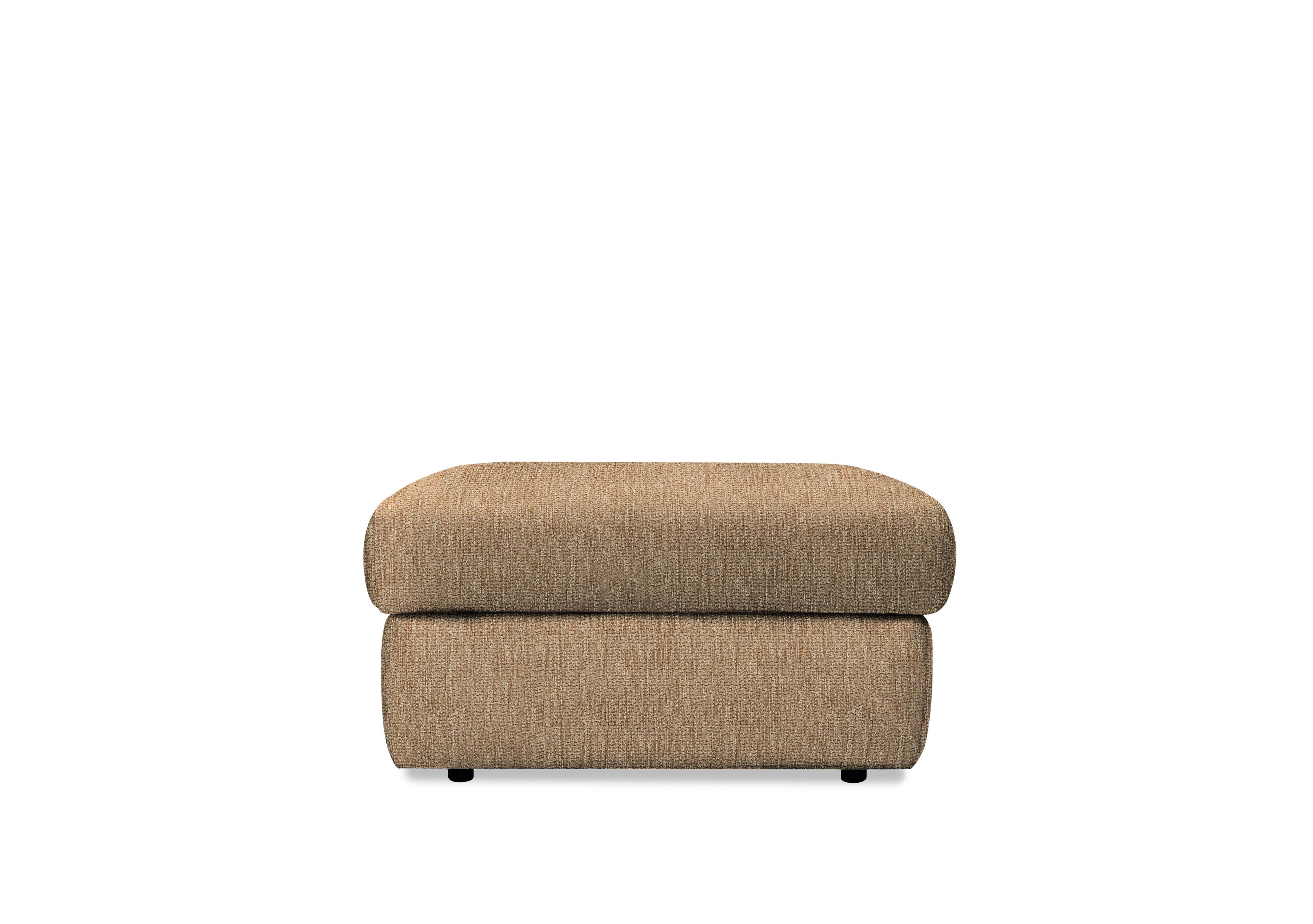 Thornbury Fabric Footstool in A070 Boucle Cocoa on Furniture Village