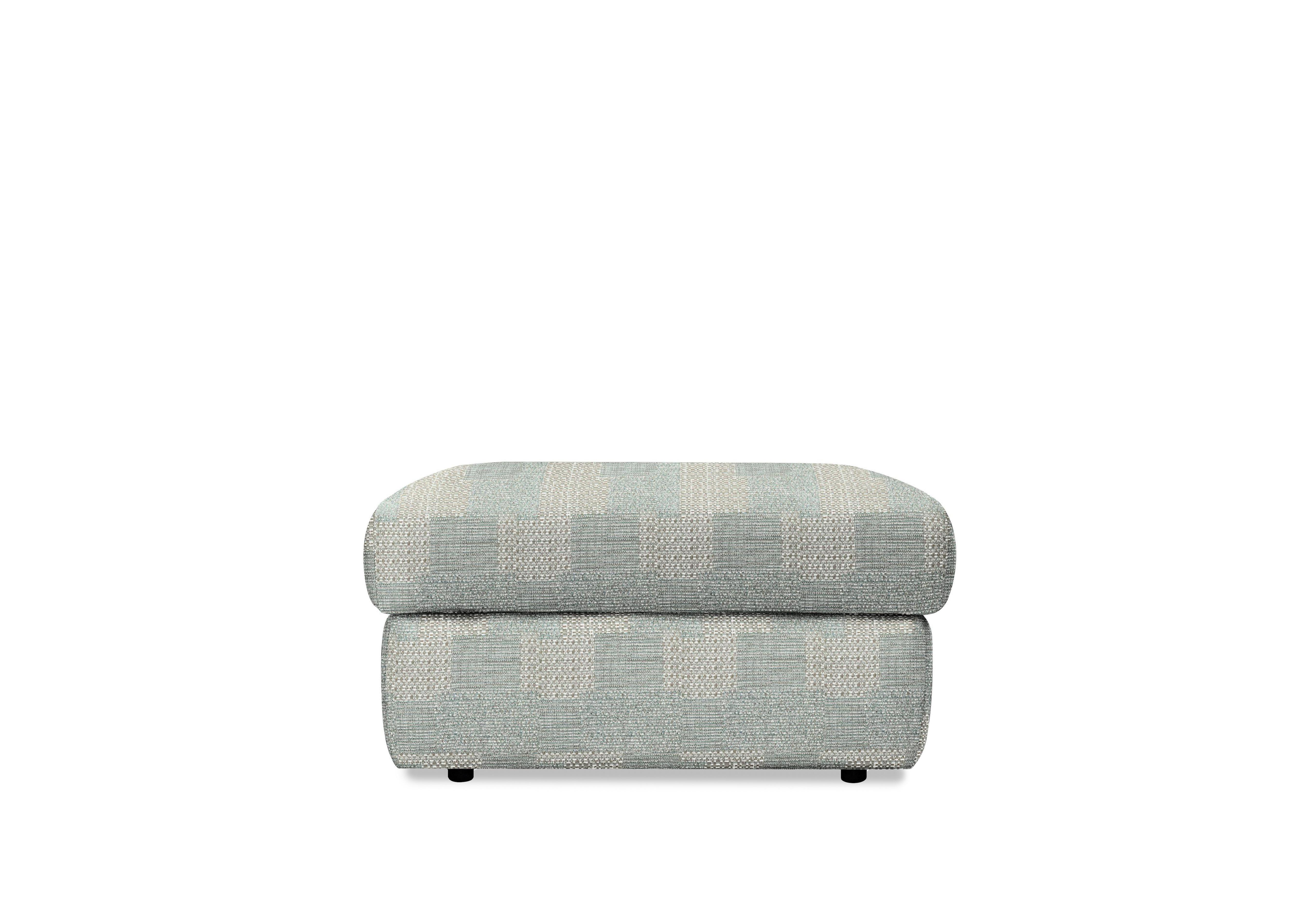 Thornbury Fabric Footstool in A802 Faro Sky on Furniture Village