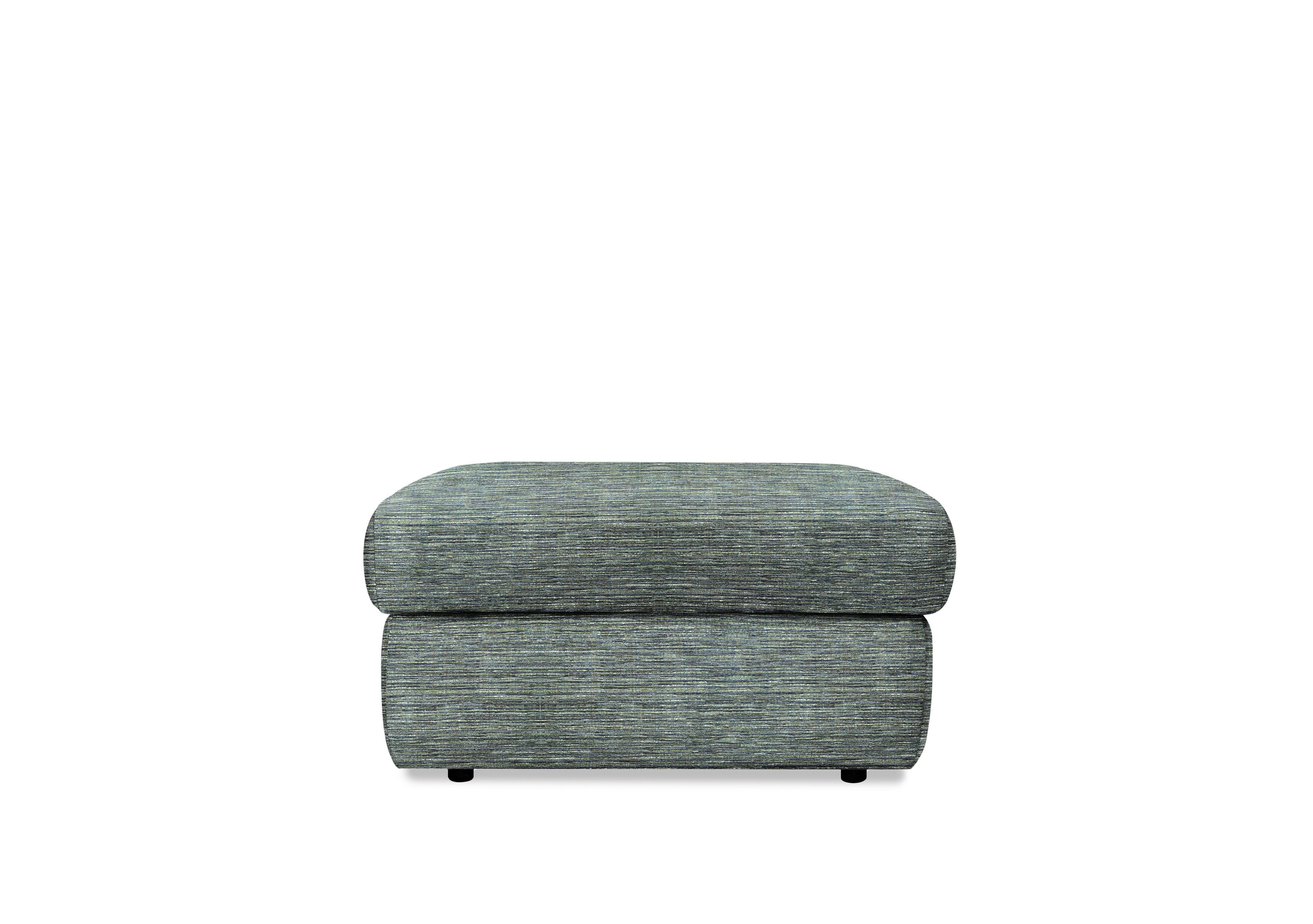 Thornbury Fabric Footstool in B925 Waffle Marine on Furniture Village