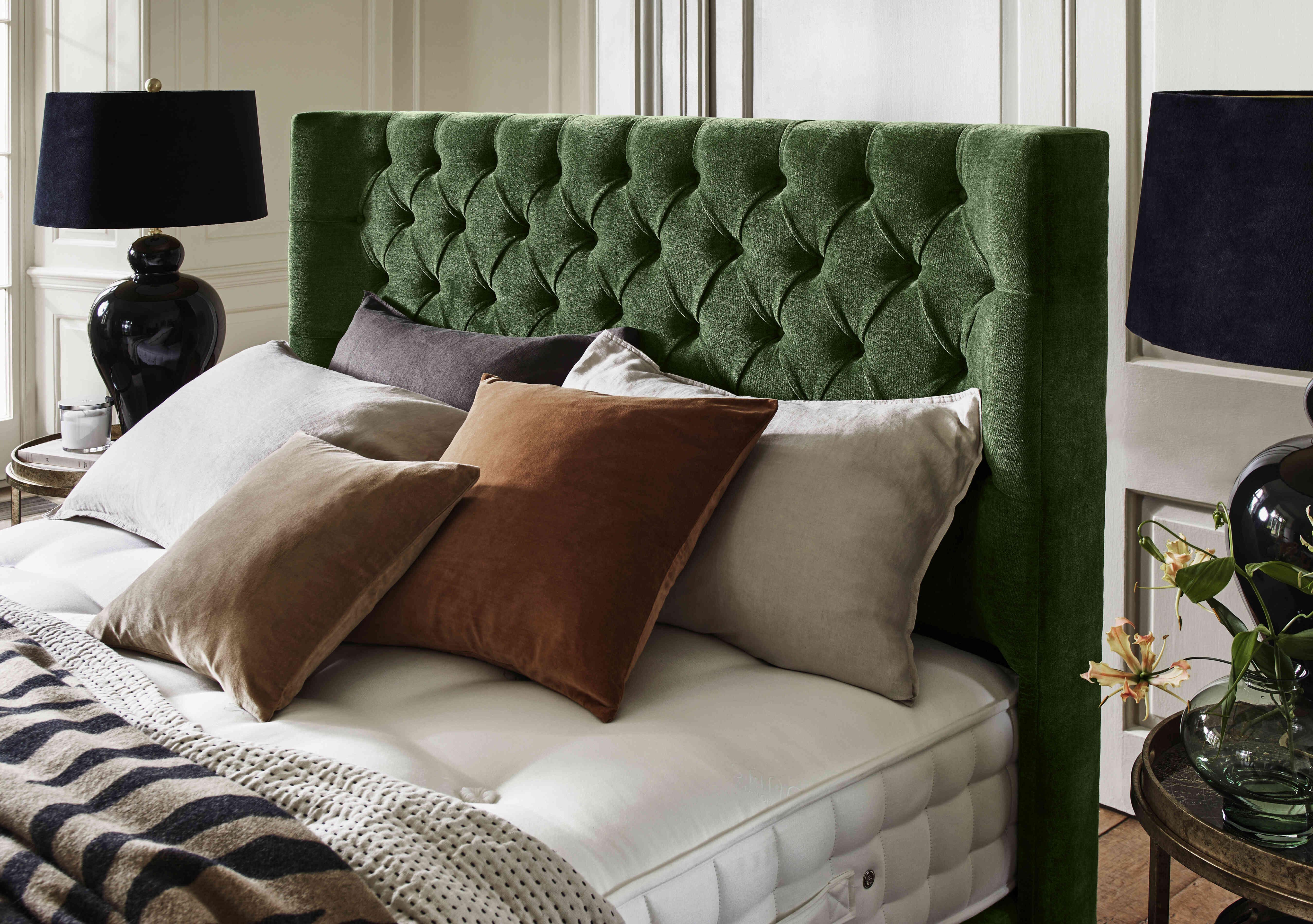 Harding Floor Standing Headboard in  on Furniture Village