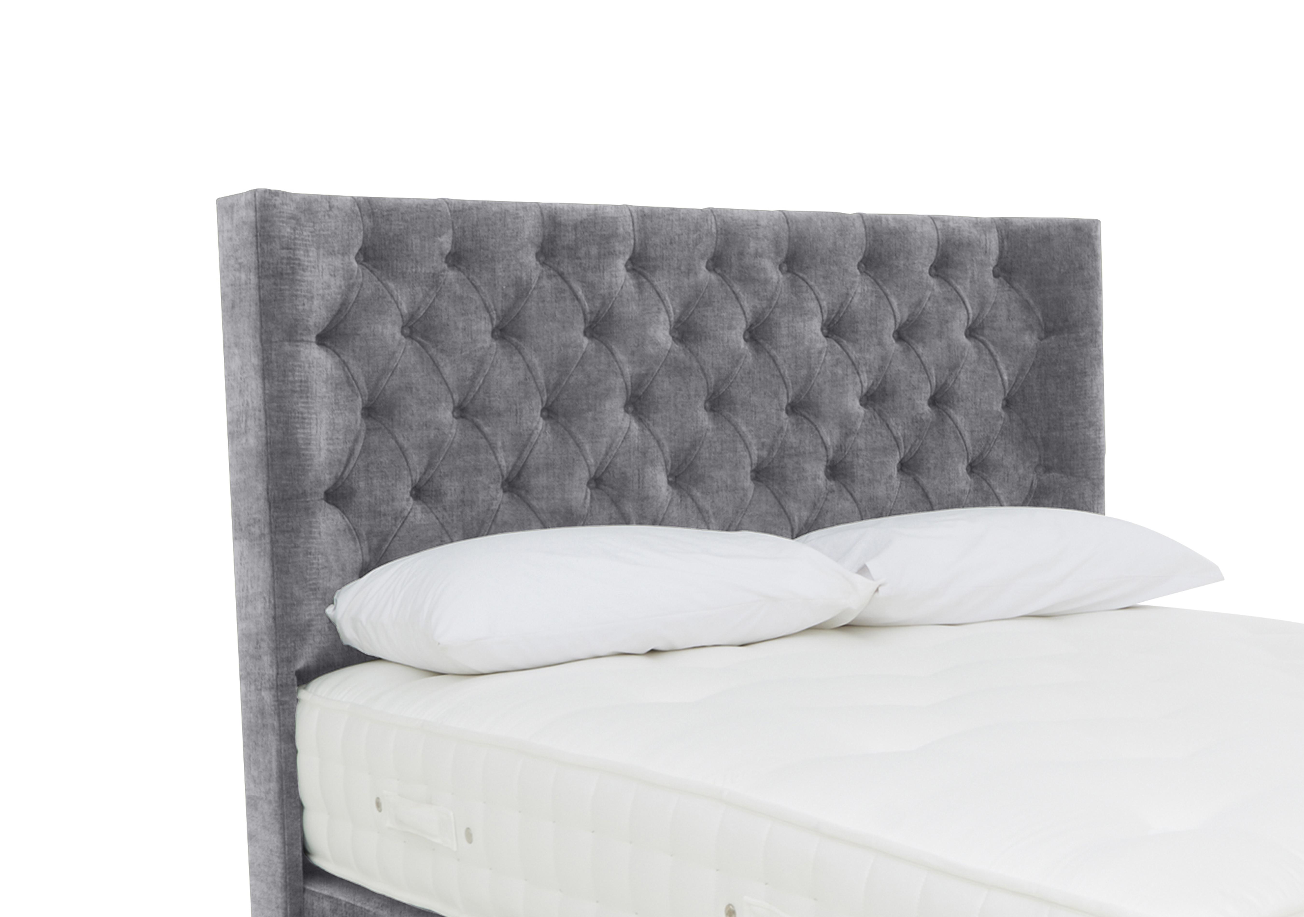 Harding Floor Standing Headboard in Lace Dolphin on Furniture Village