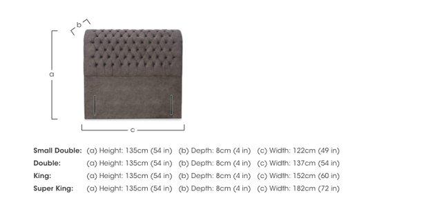 Johnstone Floor Standing Headboard in  on Furniture Village