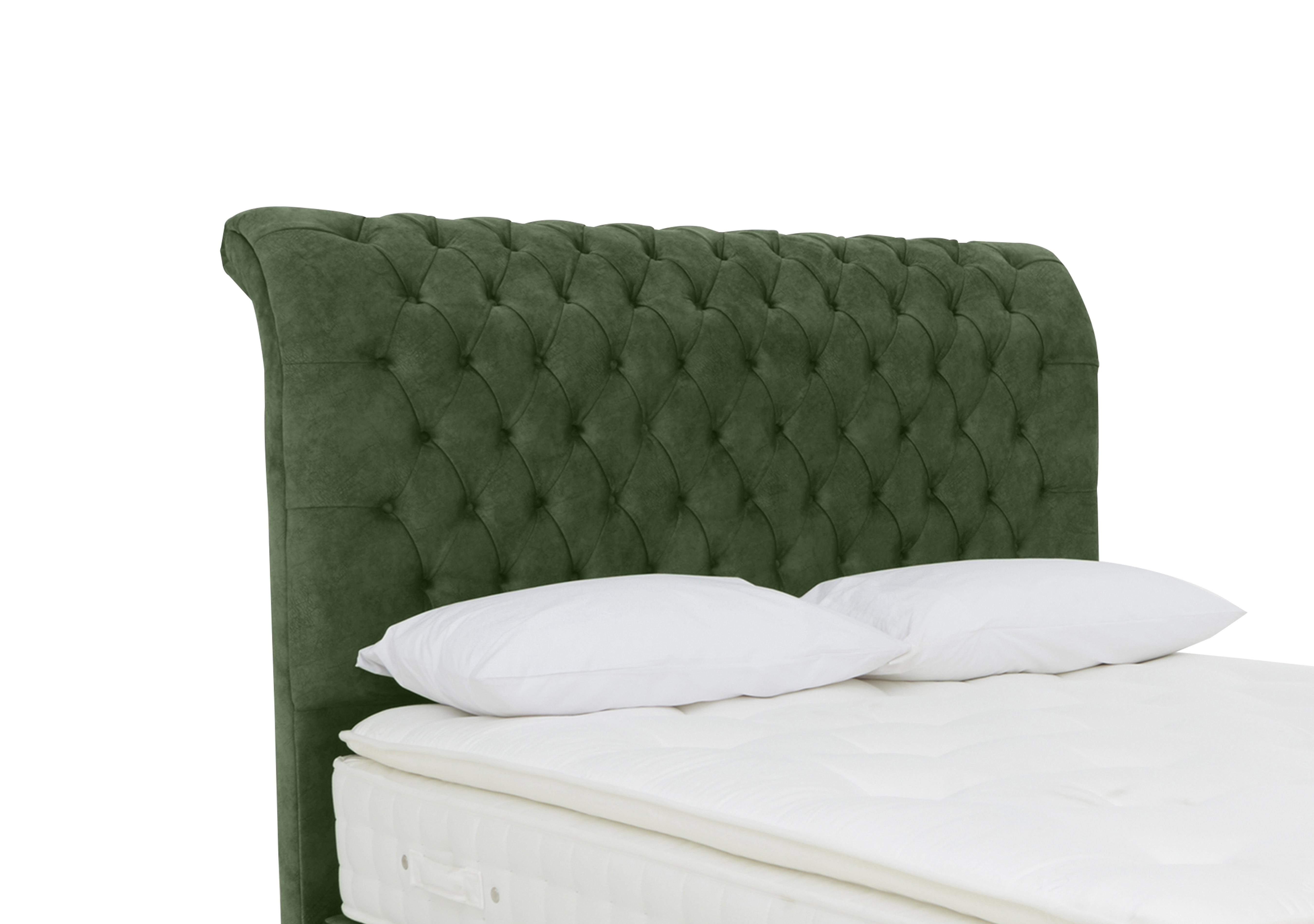 Johnstone Floor Standing Headboard in Aston Moss on Furniture Village