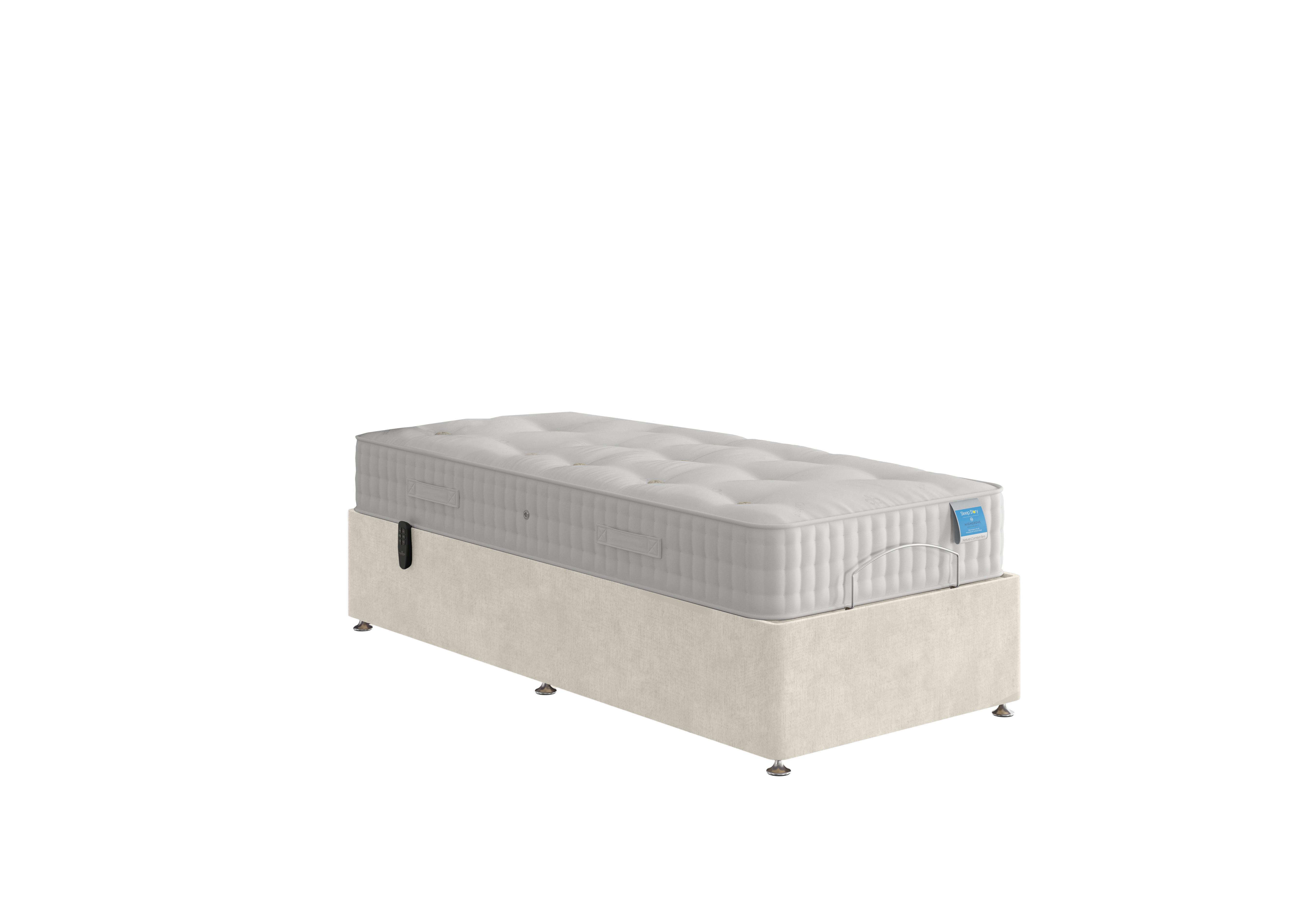 Adjustable Divan Base in Lace Ivory on Furniture Village