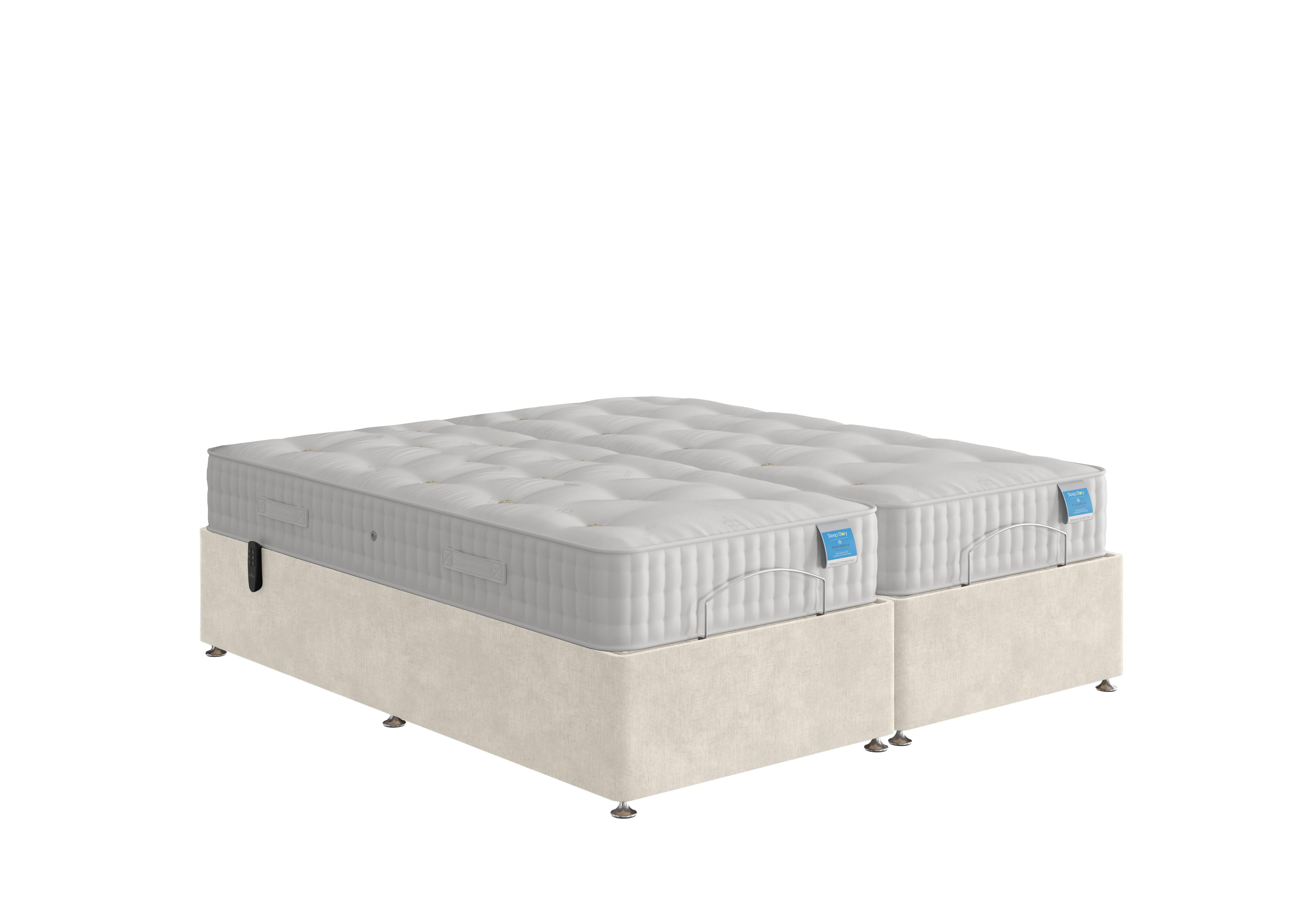 Adjustable Divan Base in Lace Ivory on Furniture Village