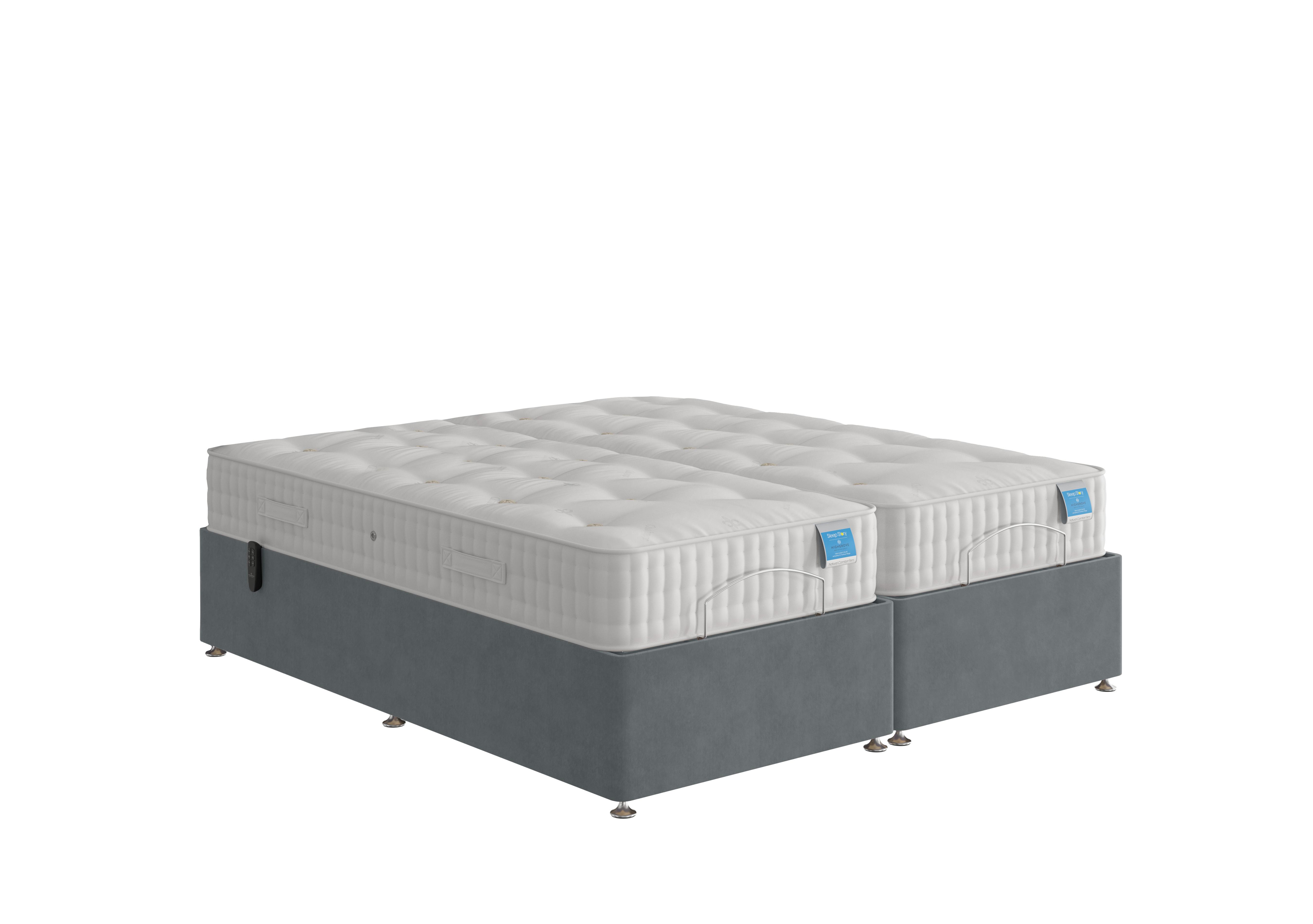 Adjustable Divan Base in Plain Onyx on Furniture Village