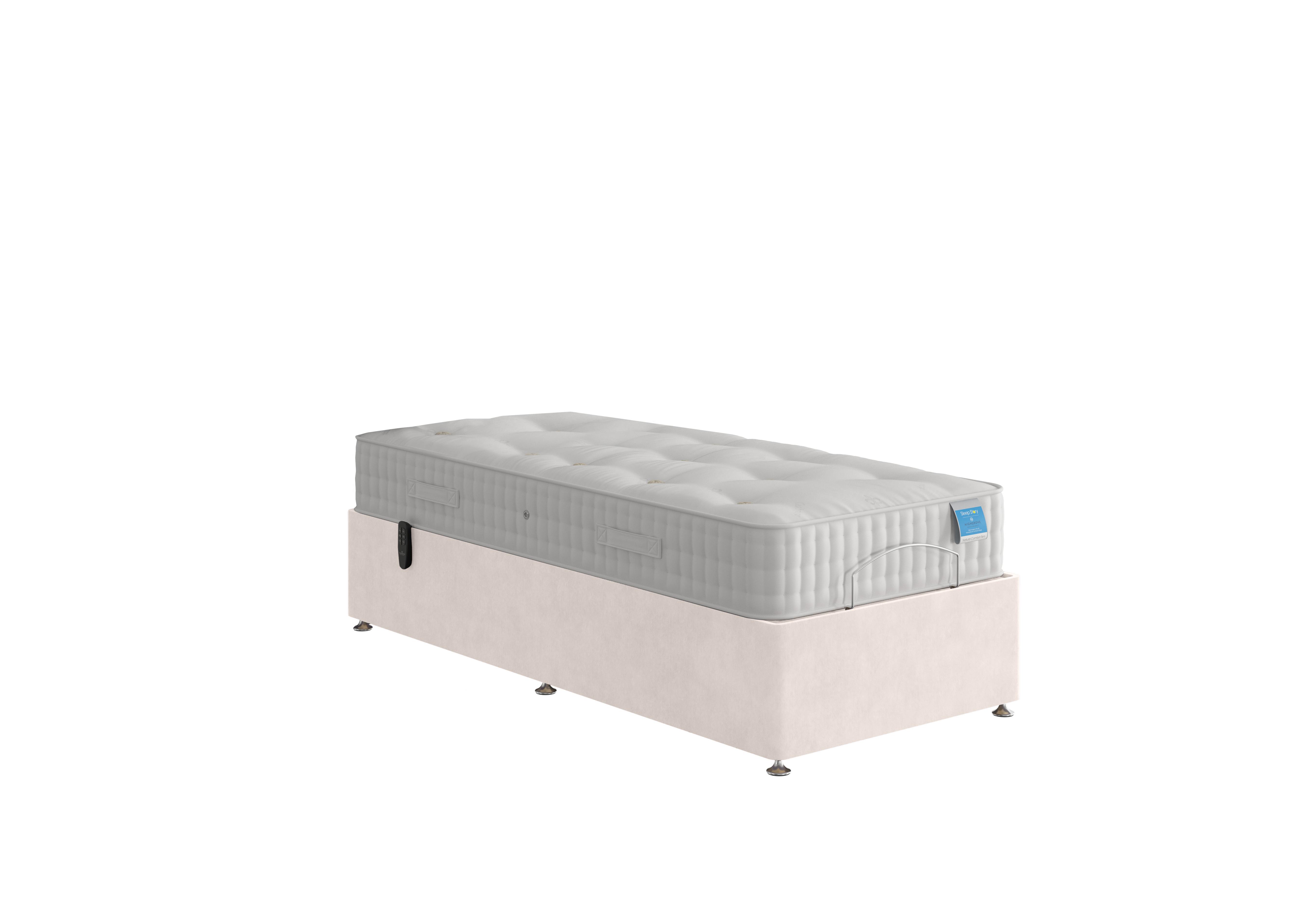 Artisan Adjustable Divan Base in Plain Opal on Furniture Village