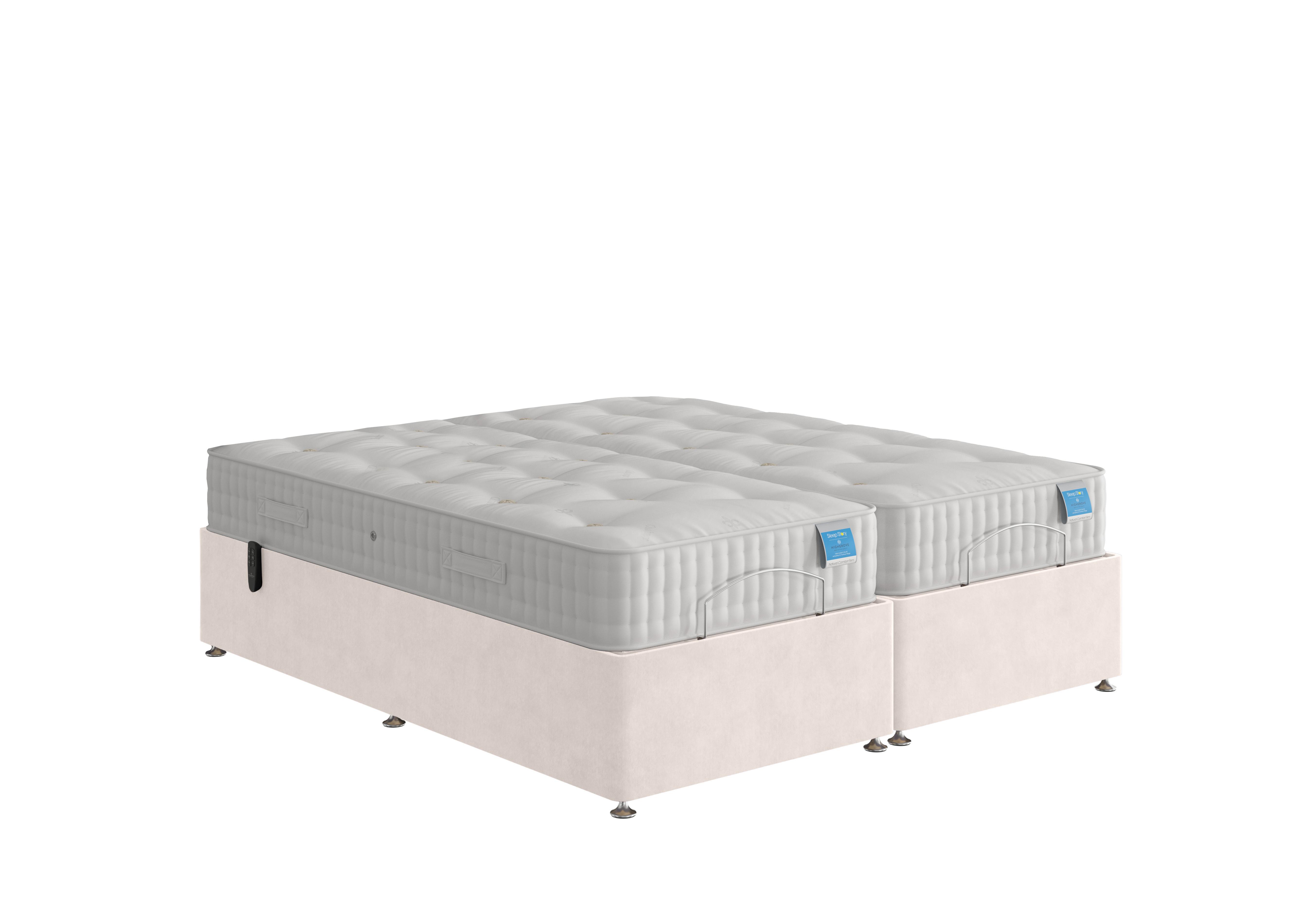 Adjustable Divan Base in Plain Opal on Furniture Village