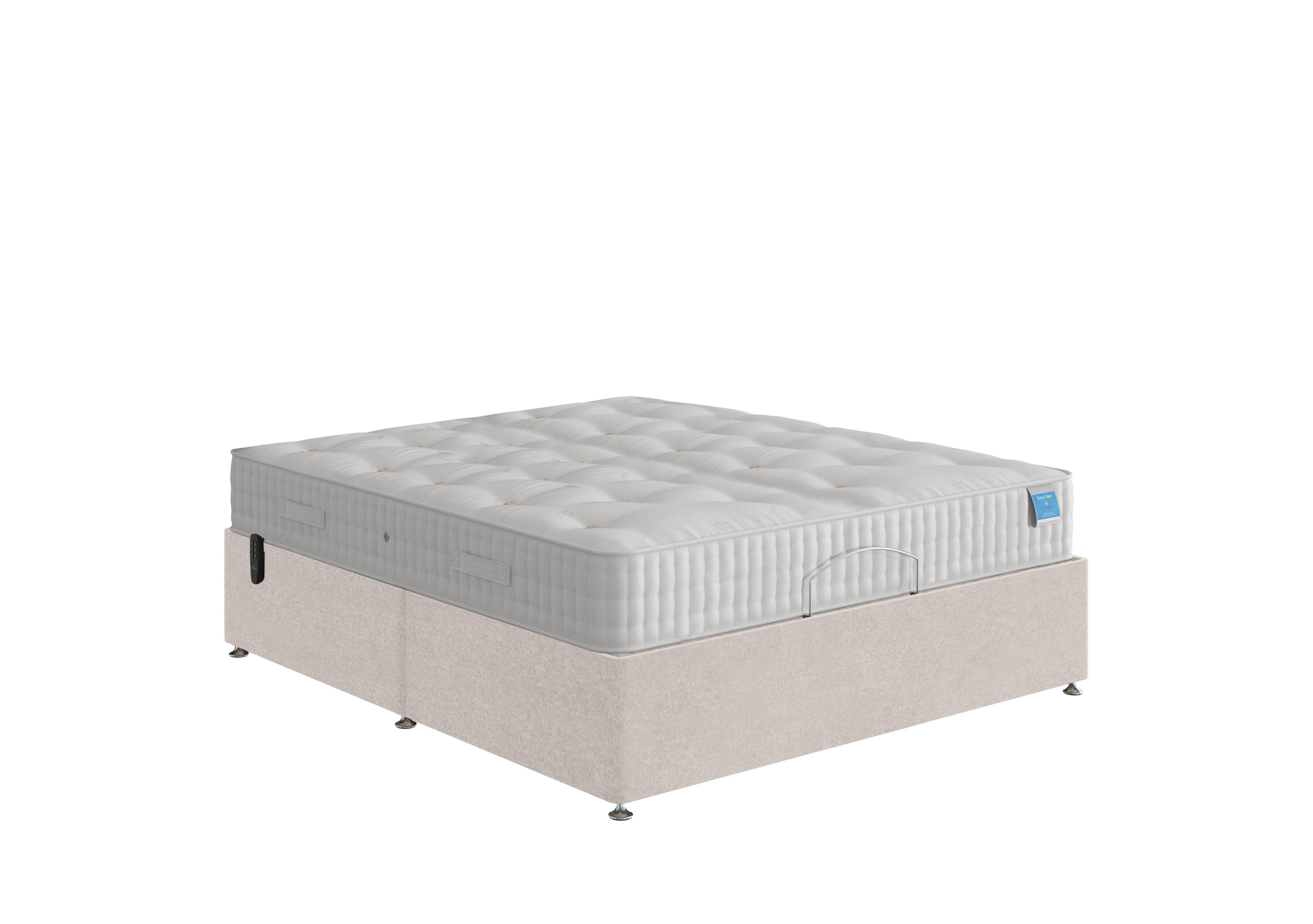 Adjustable Divan Base in Venice Mink on Furniture Village