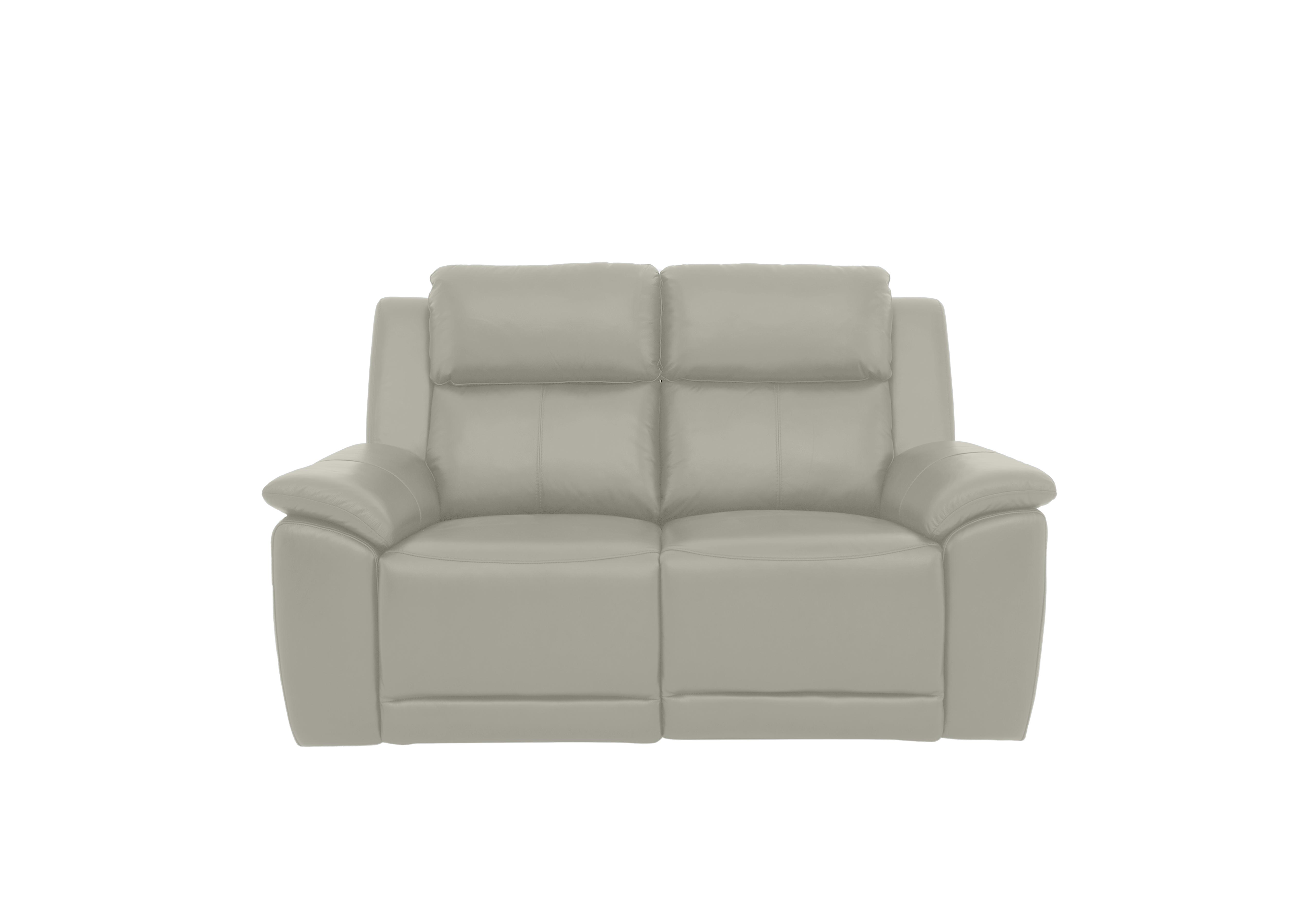 Utah 2 Seater Leather Power Recliner Sofa with Power Headrests and Power Lumbar in Sand Le-9303 on Furniture Village