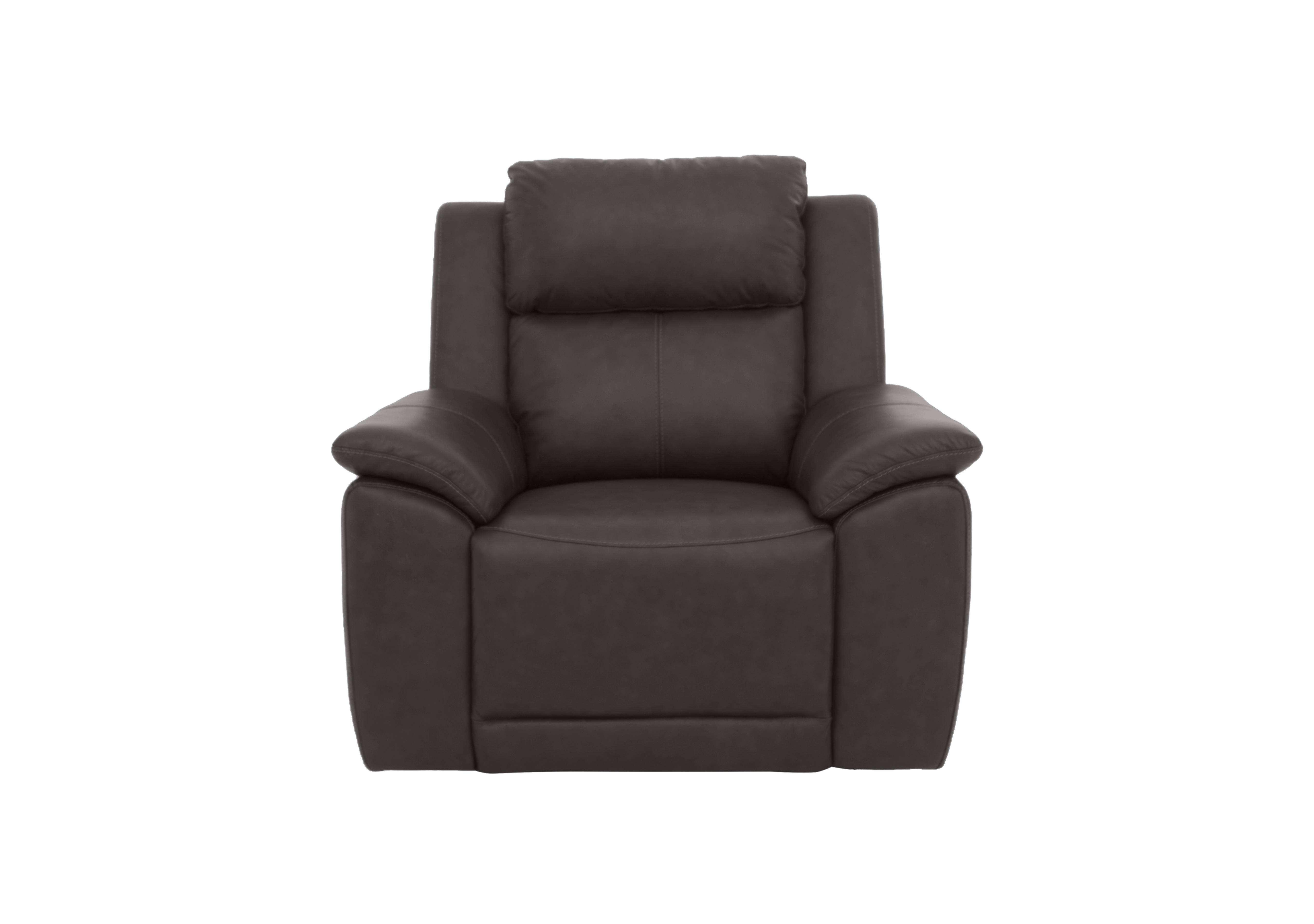 Utah Leather Power Recliner Chair with Power Headrest and Power Lumbar in Piompo Lx-6404 on Furniture Village