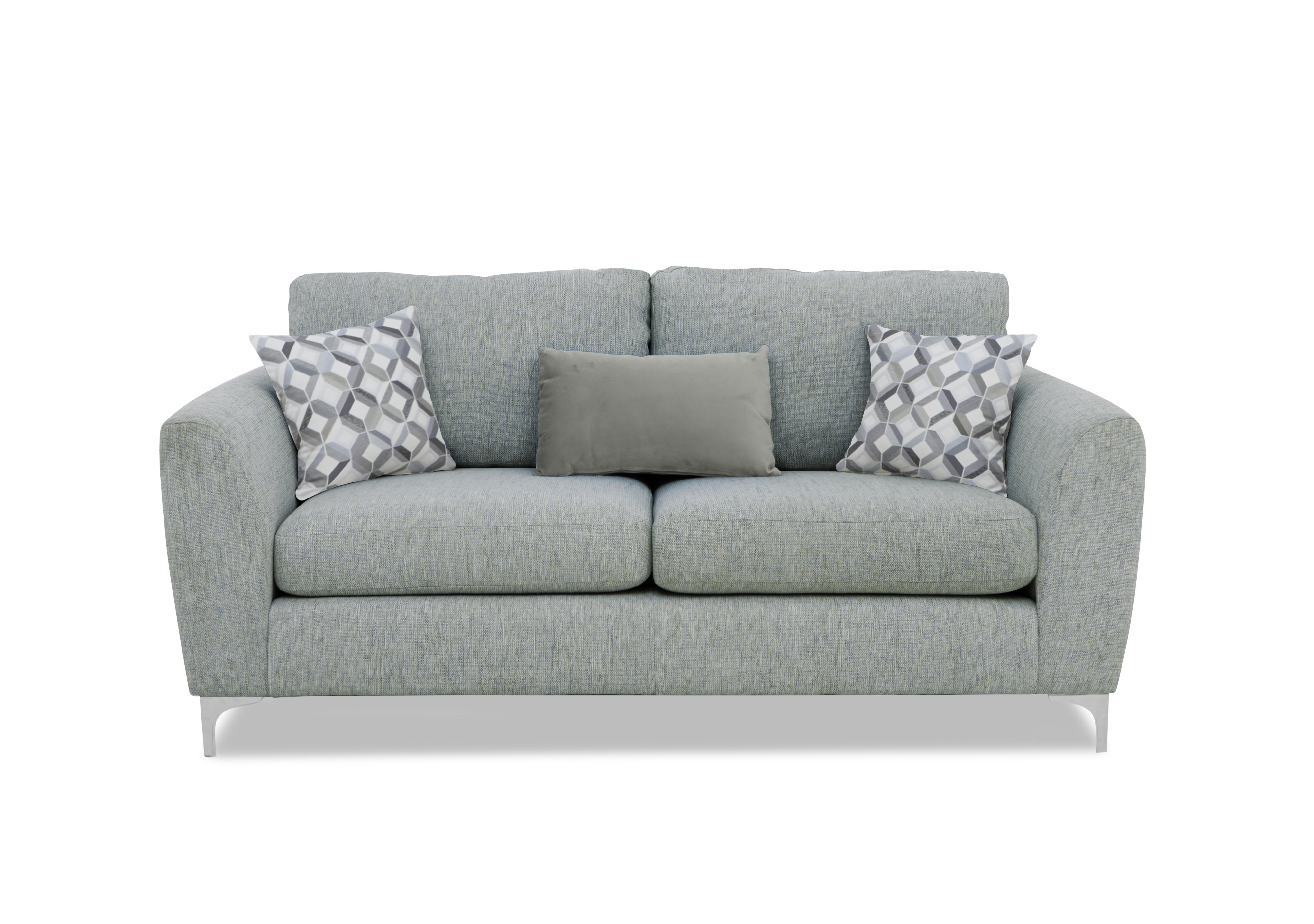 Pippa 3 Seater Fabric Sofa in Blue Ebony Ch Ft on Furniture Village