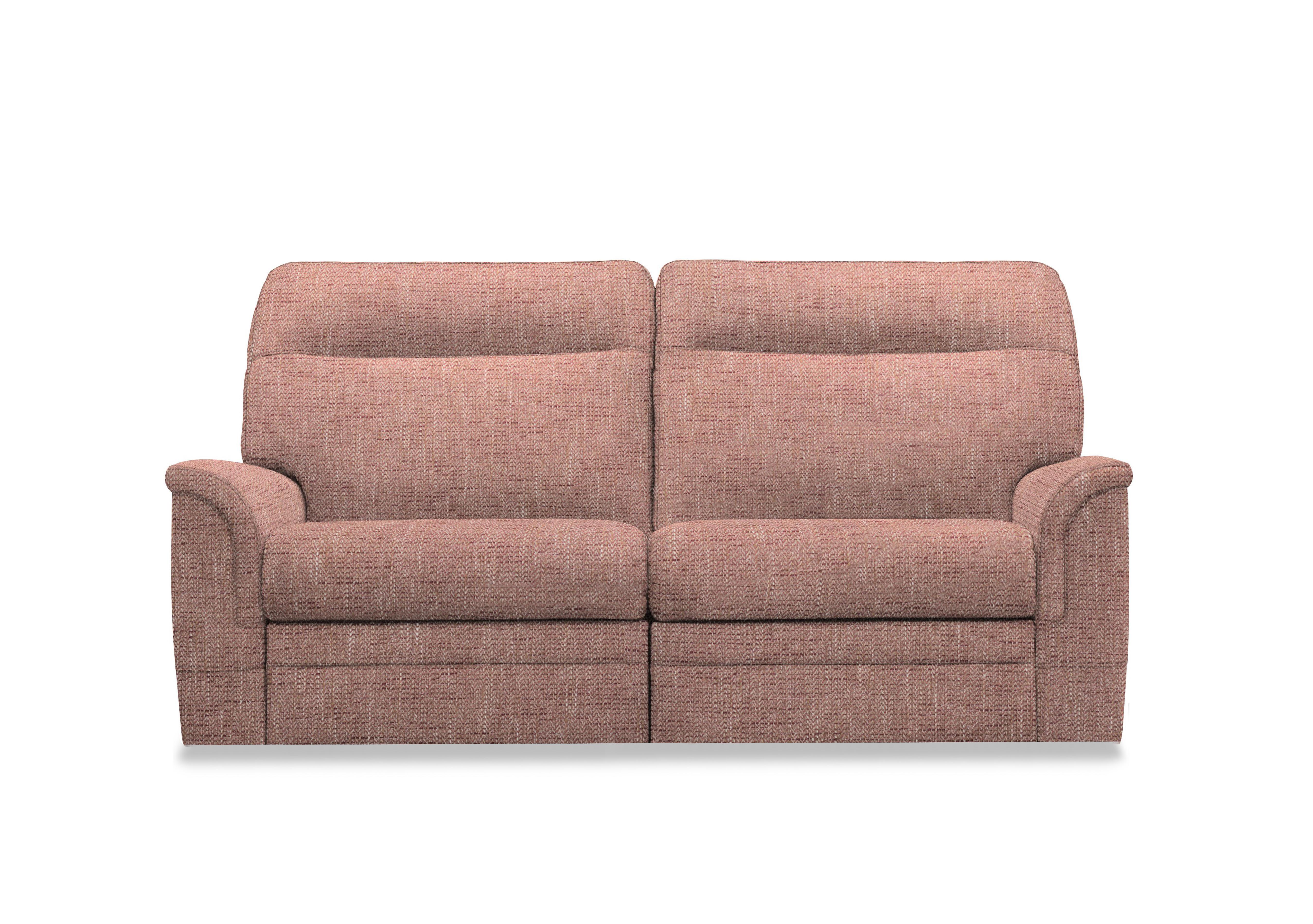 Hudson 23 Large 2 Seater Fabric Power Recliner Sofa with Power Headrests and Power Lumbar in Country Rose 001409-0003 on Furniture Village