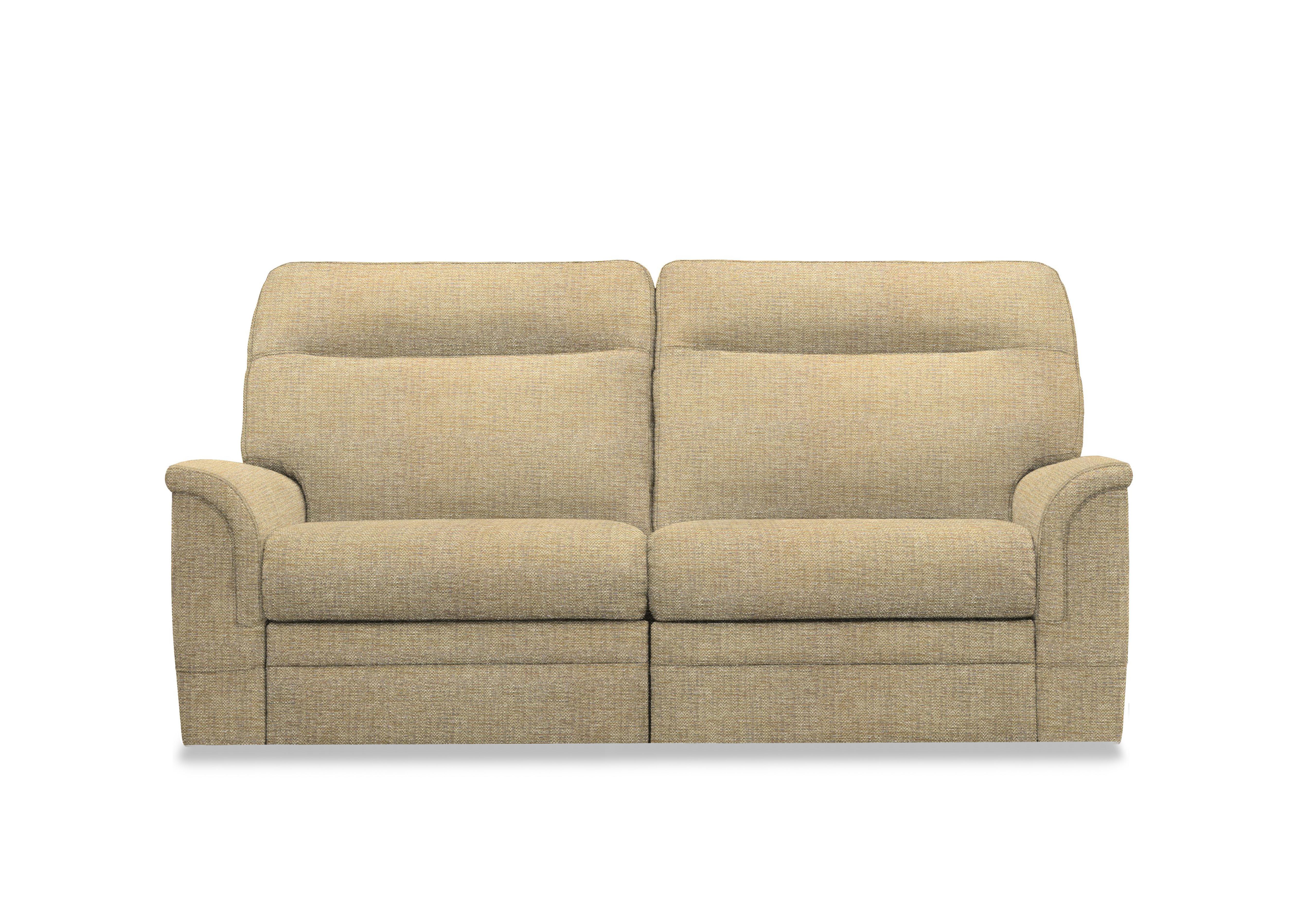 Hudson 23 Large 2 Seater Fabric Power Recliner Sofa with Power Headrests and Power Lumbar in Cromwell Barley 001355-0042 on Furniture Village