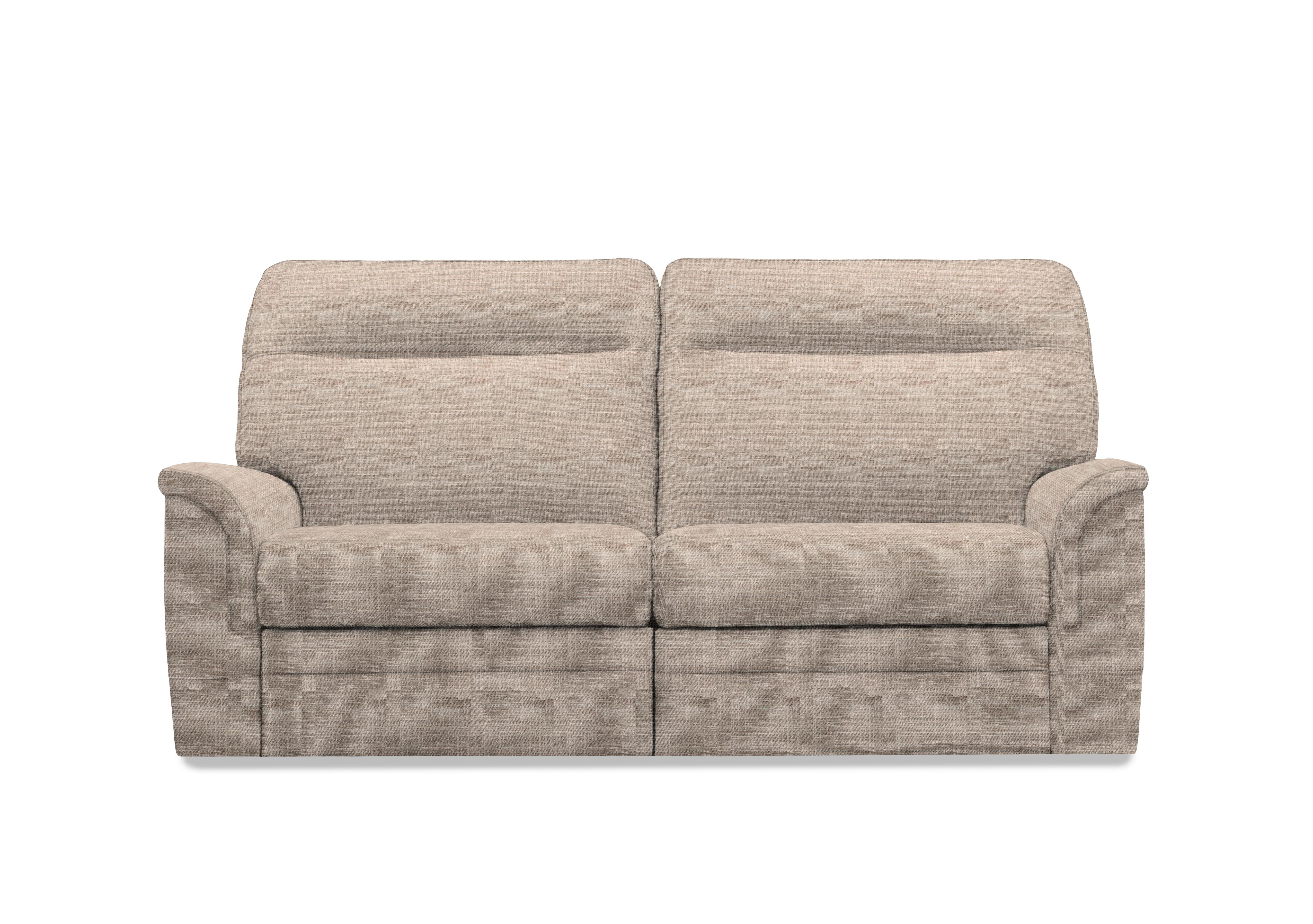 Hudson 23 Large 2 Seater Fabric Power Recliner Sofa with Power Headrests and Power Lumbar in Dash Oatmeal 001497-0051 on Furniture Village