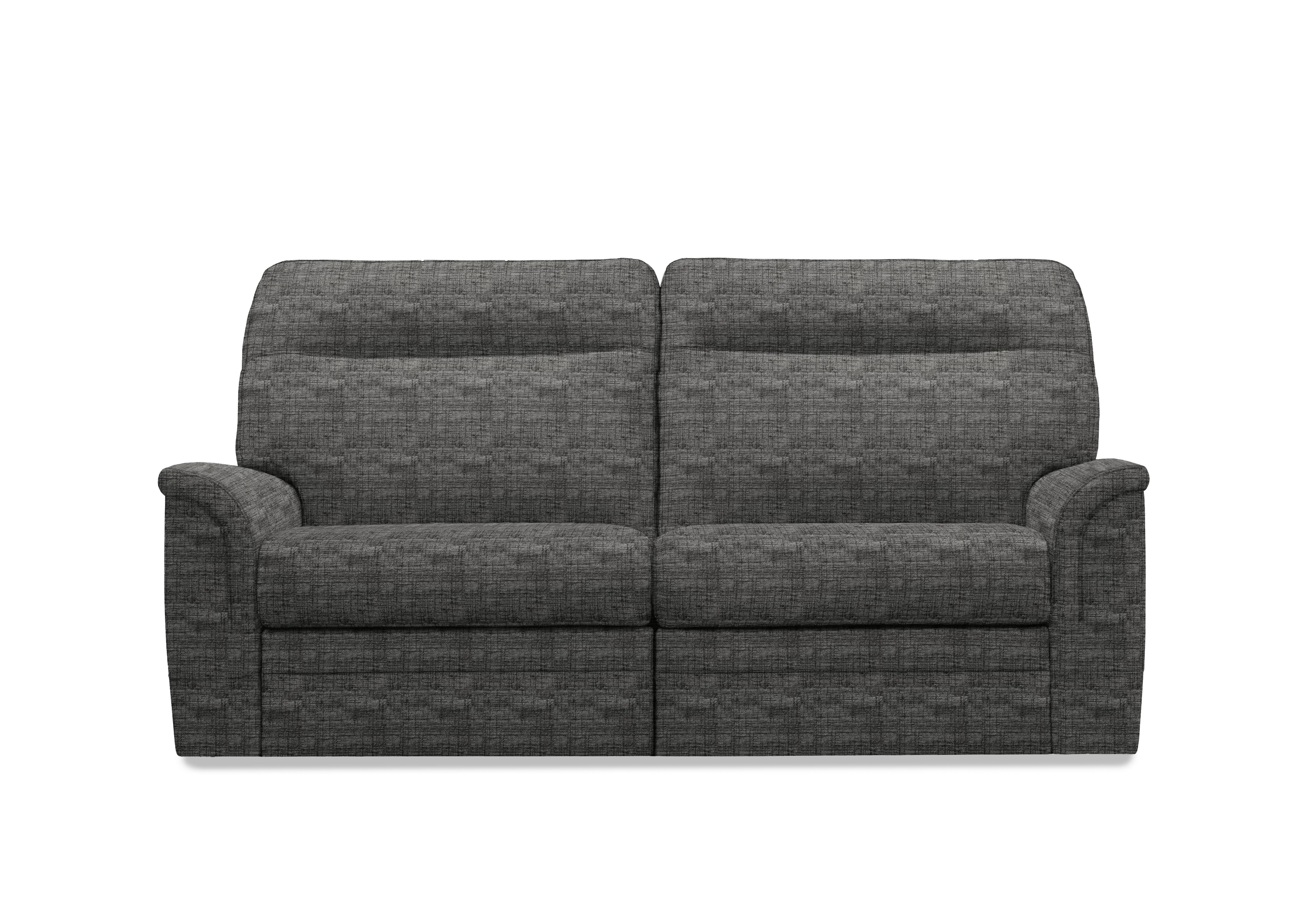Hudson 23 Large 2 Seater Fabric Power Recliner Sofa with Power Headrests and Power Lumbar in Dash Truffle 001497-0026 on Furniture Village
