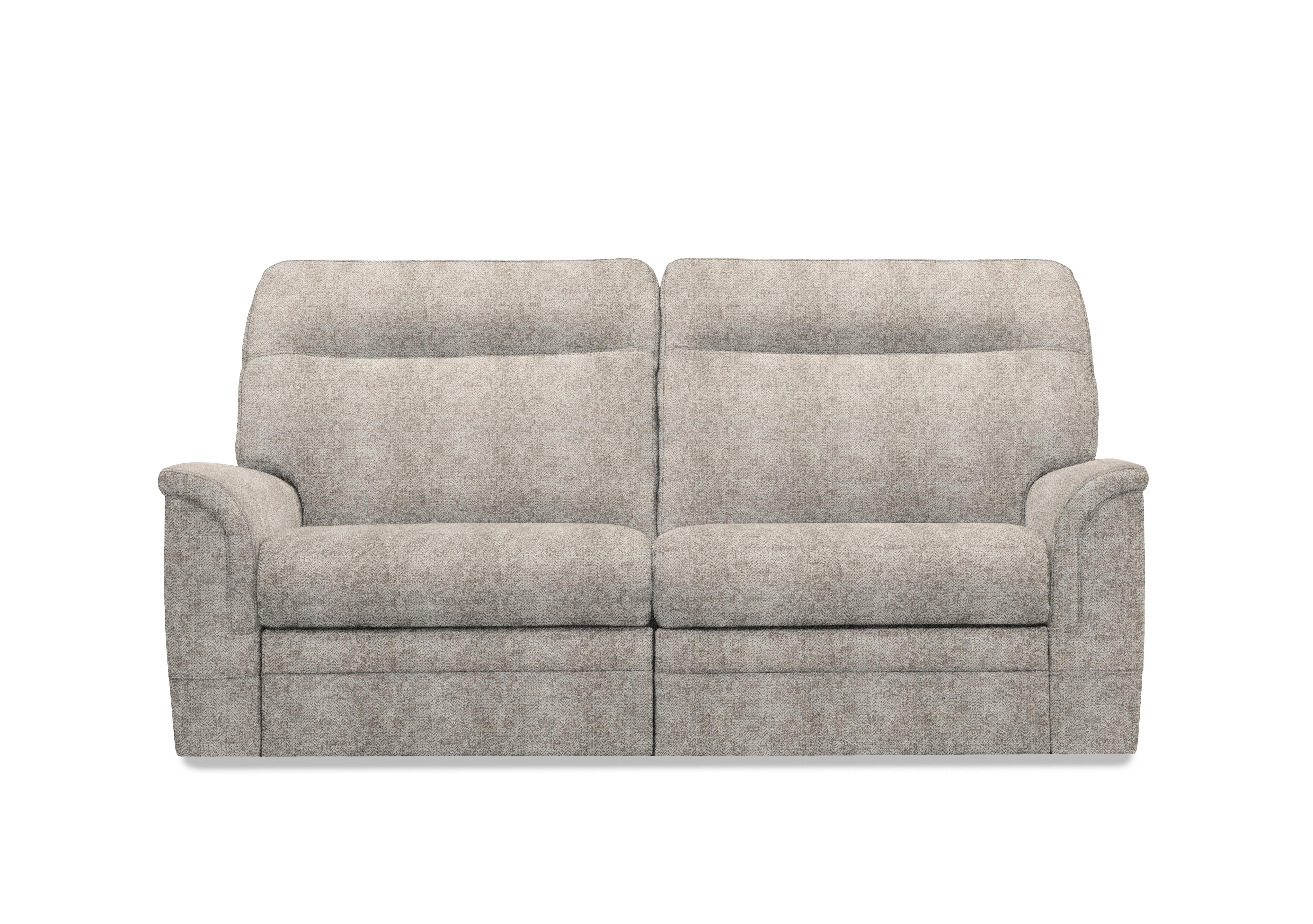 Hudson 23 Large 2 Seater Fabric Power Recliner Sofa with Power Headrests and Power Lumbar in Ida Stone 006035-0055 on Furniture Village