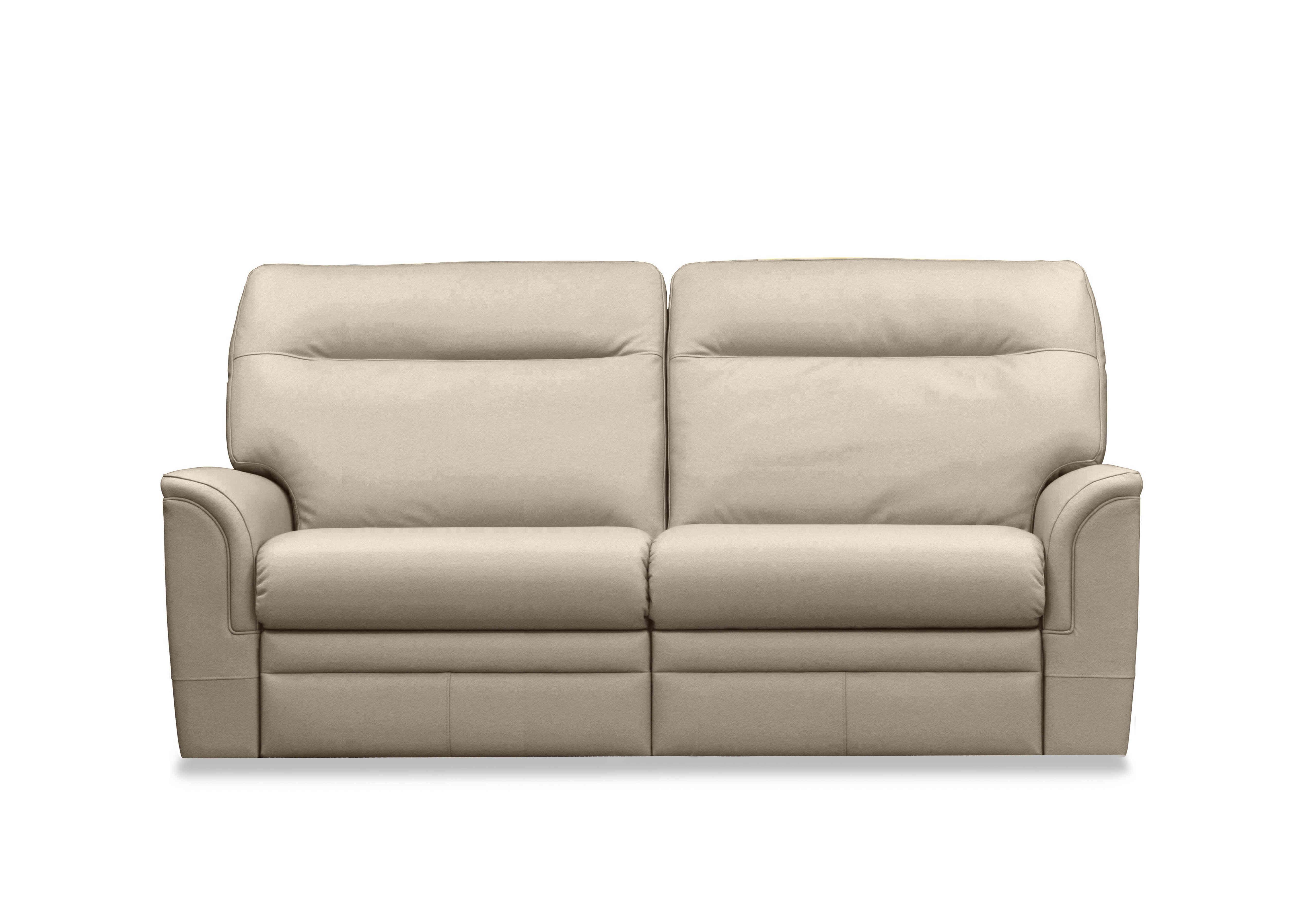 Hudson 23 Large 2 Seater Leather Sofa in Como Taupe 0053051-0019 on Furniture Village