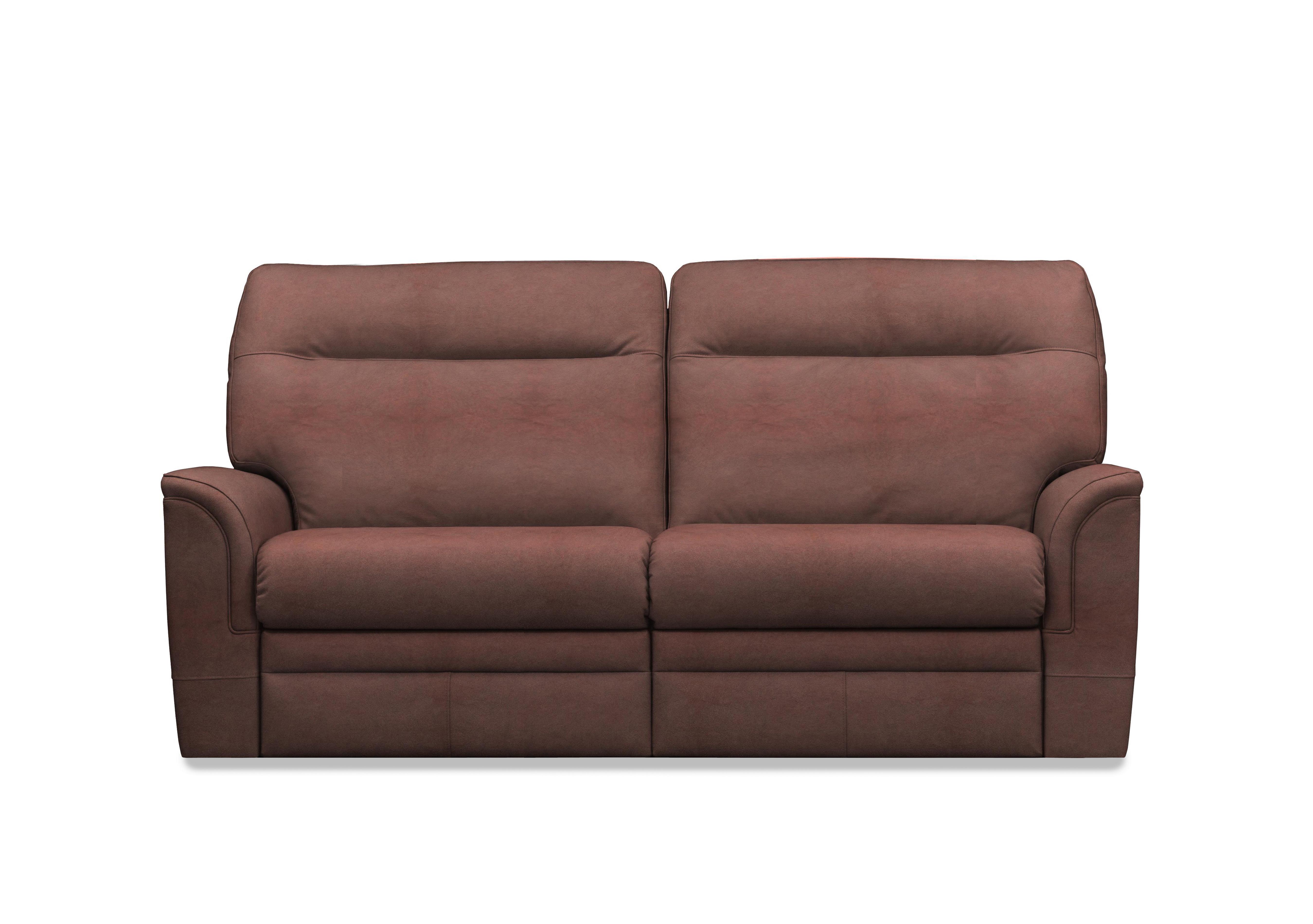 Hudson 23 Large 2 Seater Leather Sofa in Revolution Chocolate 009027-00 on Furniture Village