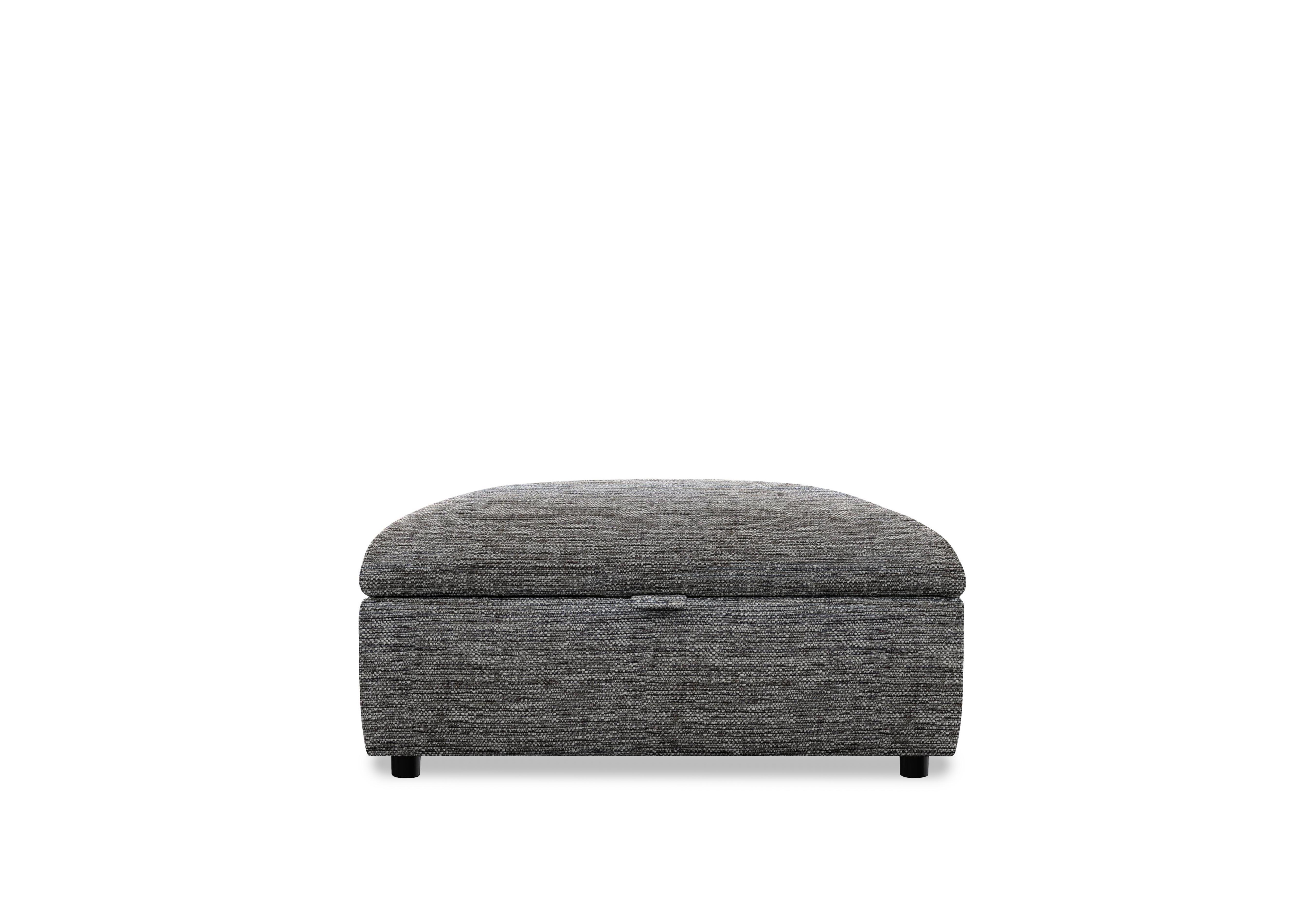 Hudson 23 Fabric Storage Stool in Caledonian Grey 001300-0092 on Furniture Village