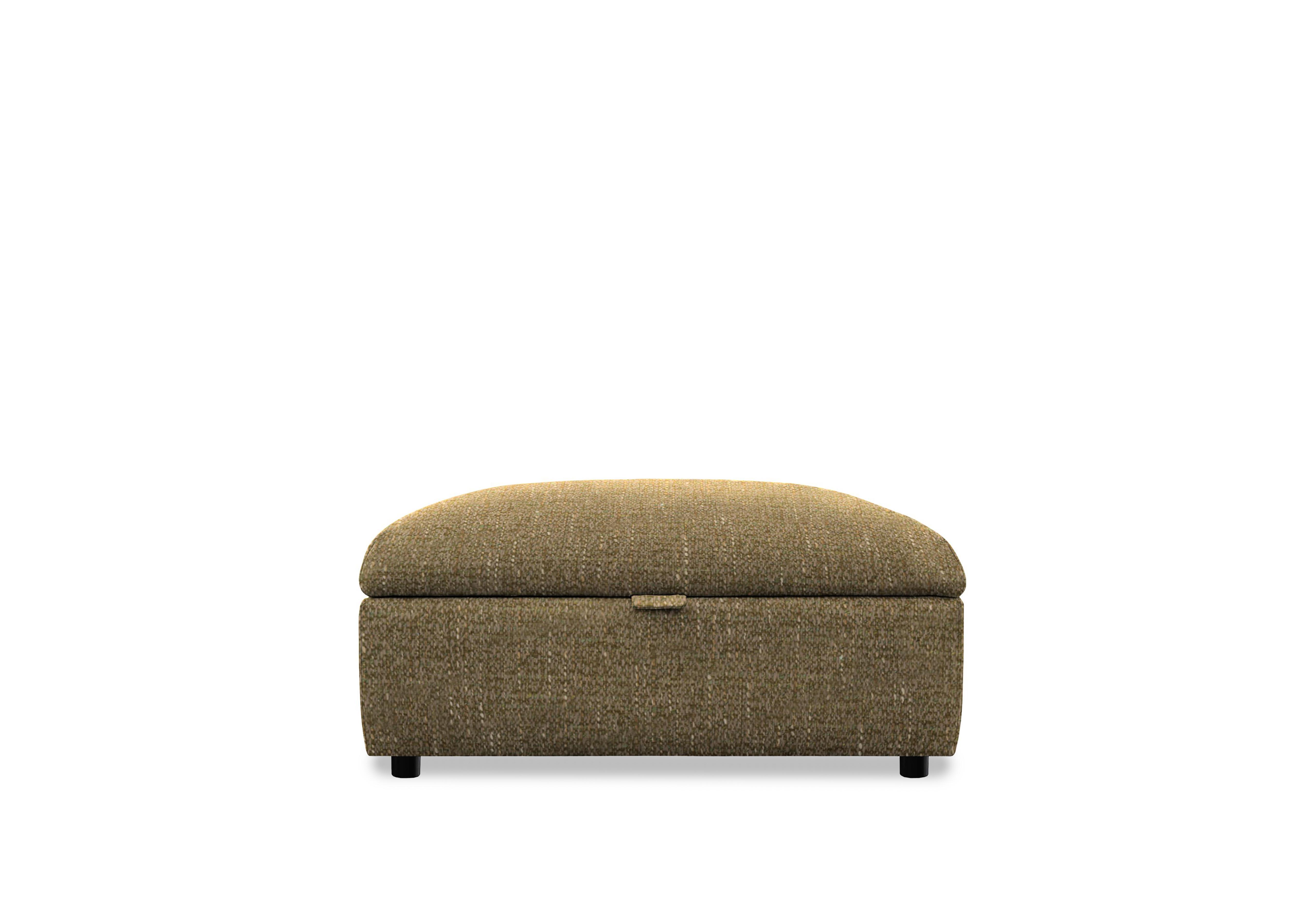 Hudson 23 Fabric Storage Stool in Country Moss 001408-0065 on Furniture Village