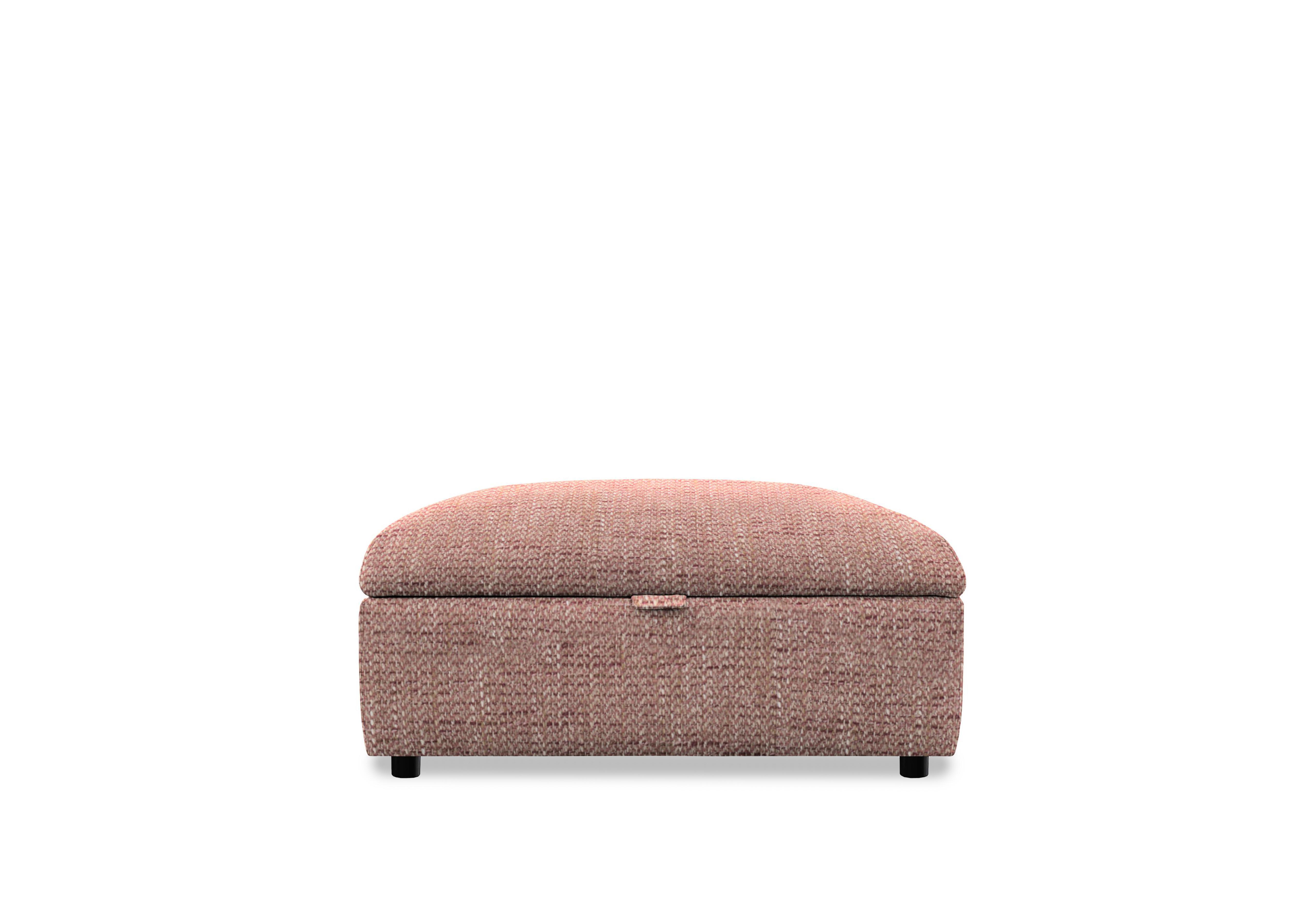 Hudson 23 Fabric Storage Stool in Country Rose 001409-0003 on Furniture Village