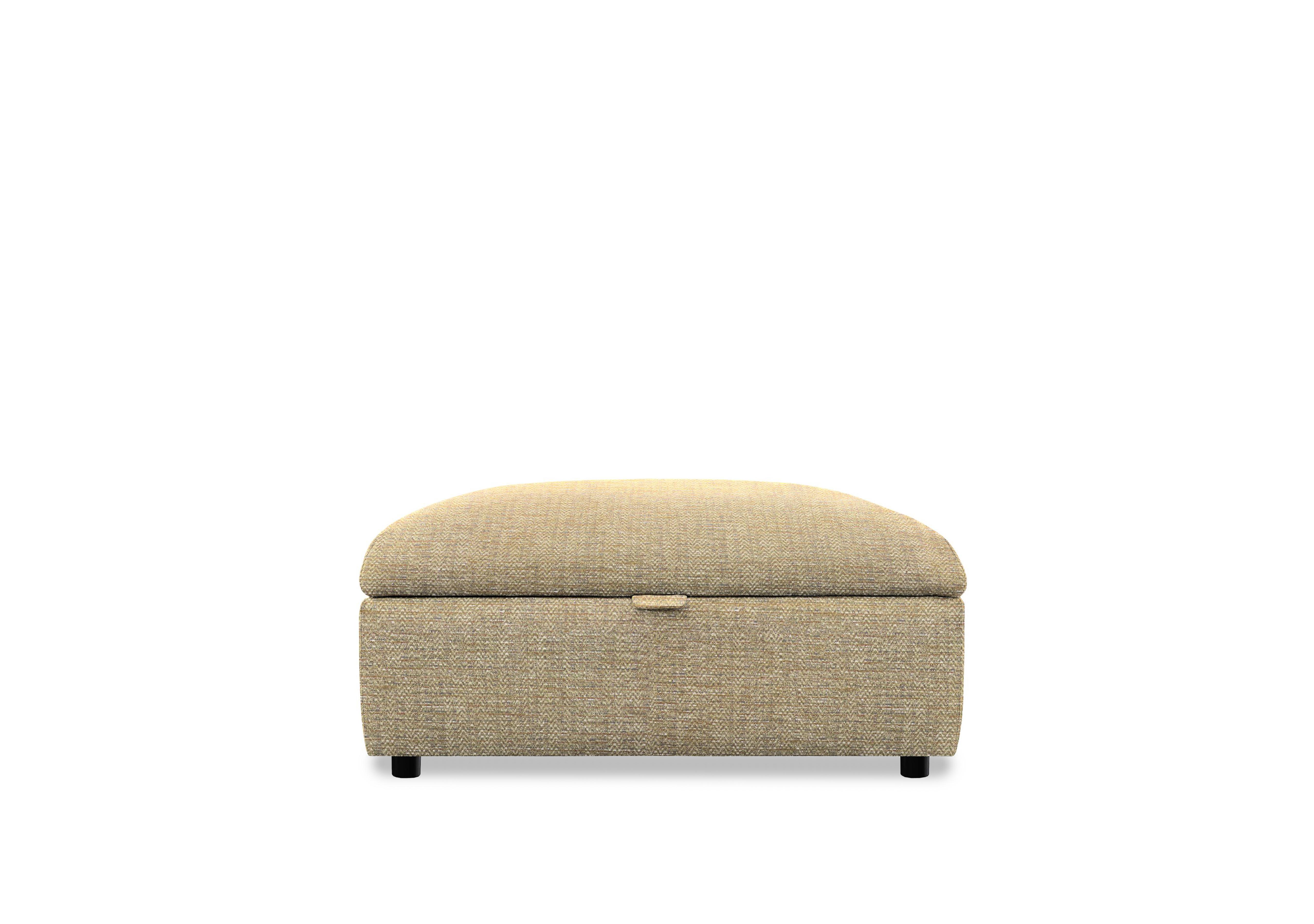 Hudson 23 Fabric Storage Stool in Cromwell Barley 001355-0042 on Furniture Village
