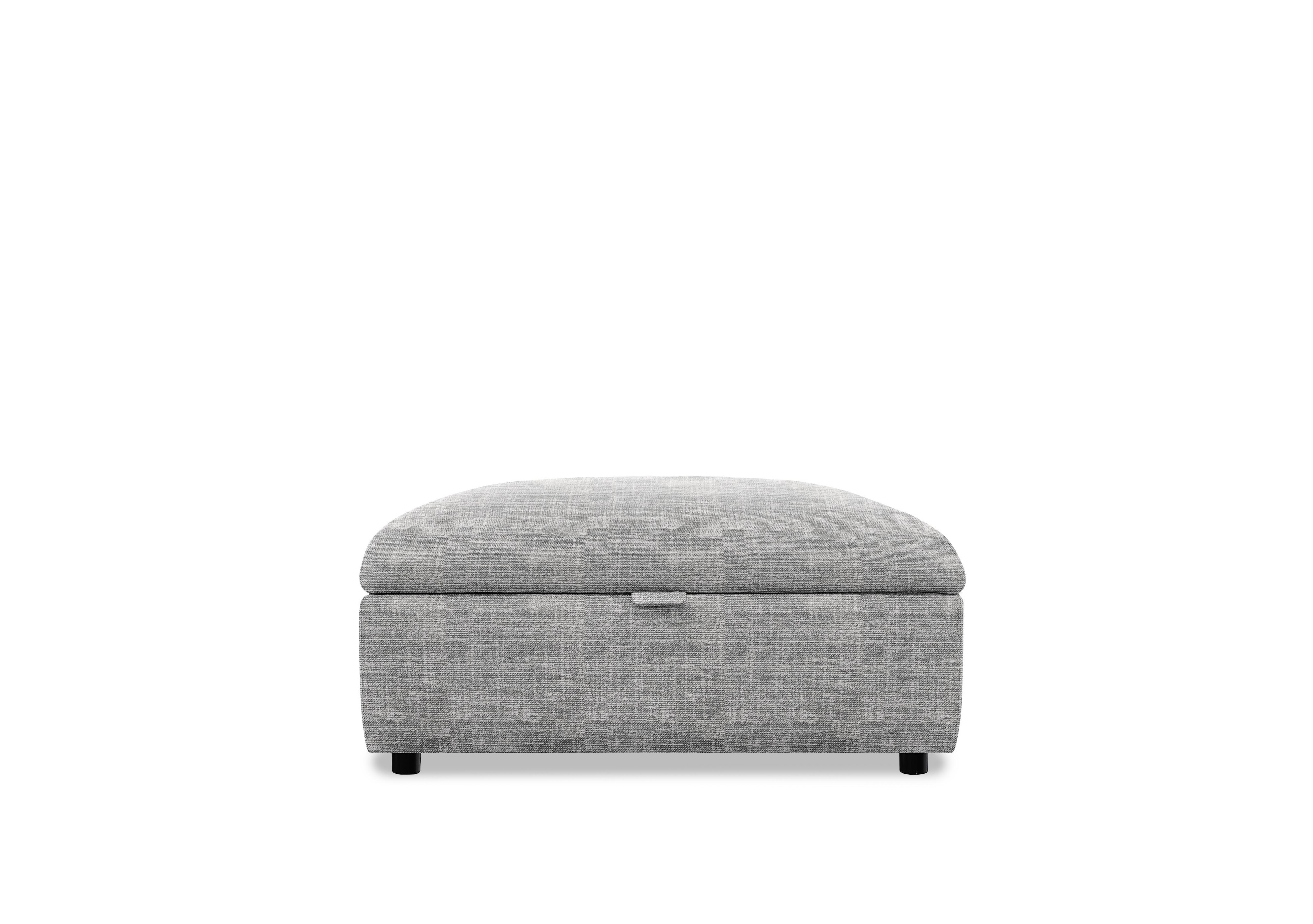 Hudson 23 Fabric Storage Stool in Dash Stone  001497-0040 on Furniture Village